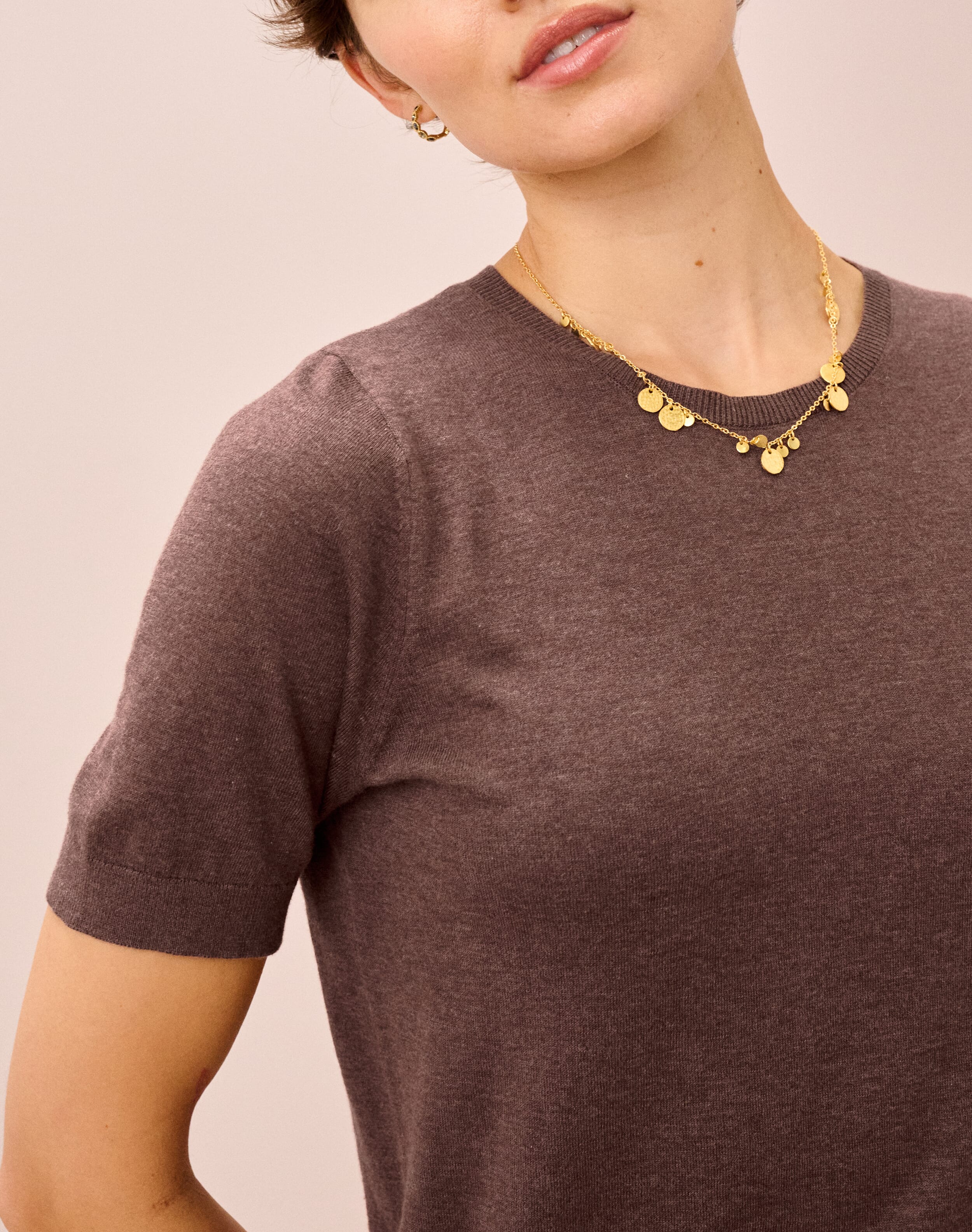 Cotton Knit Classic T-Shirt