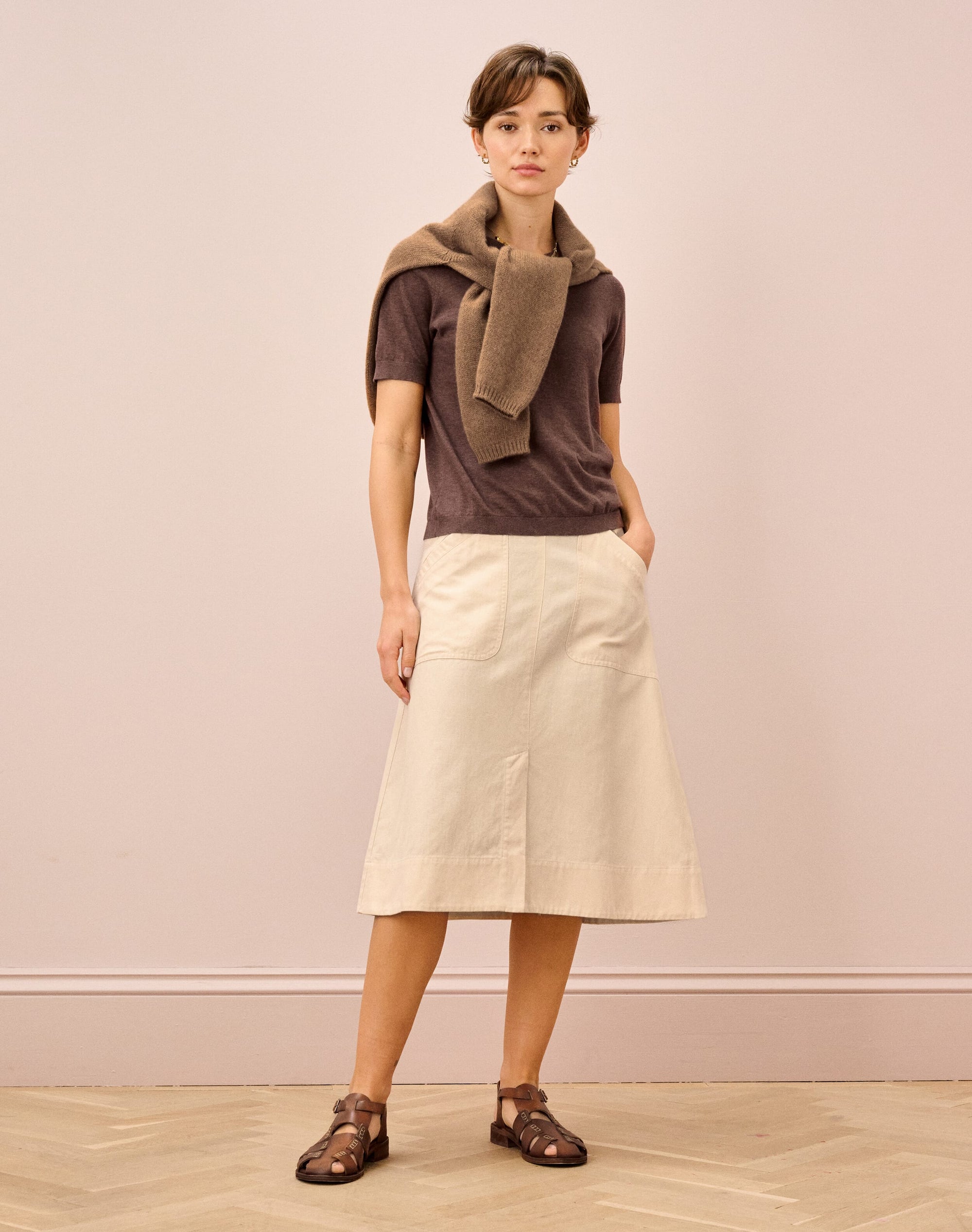 Cotton Knit Classic T-Shirt