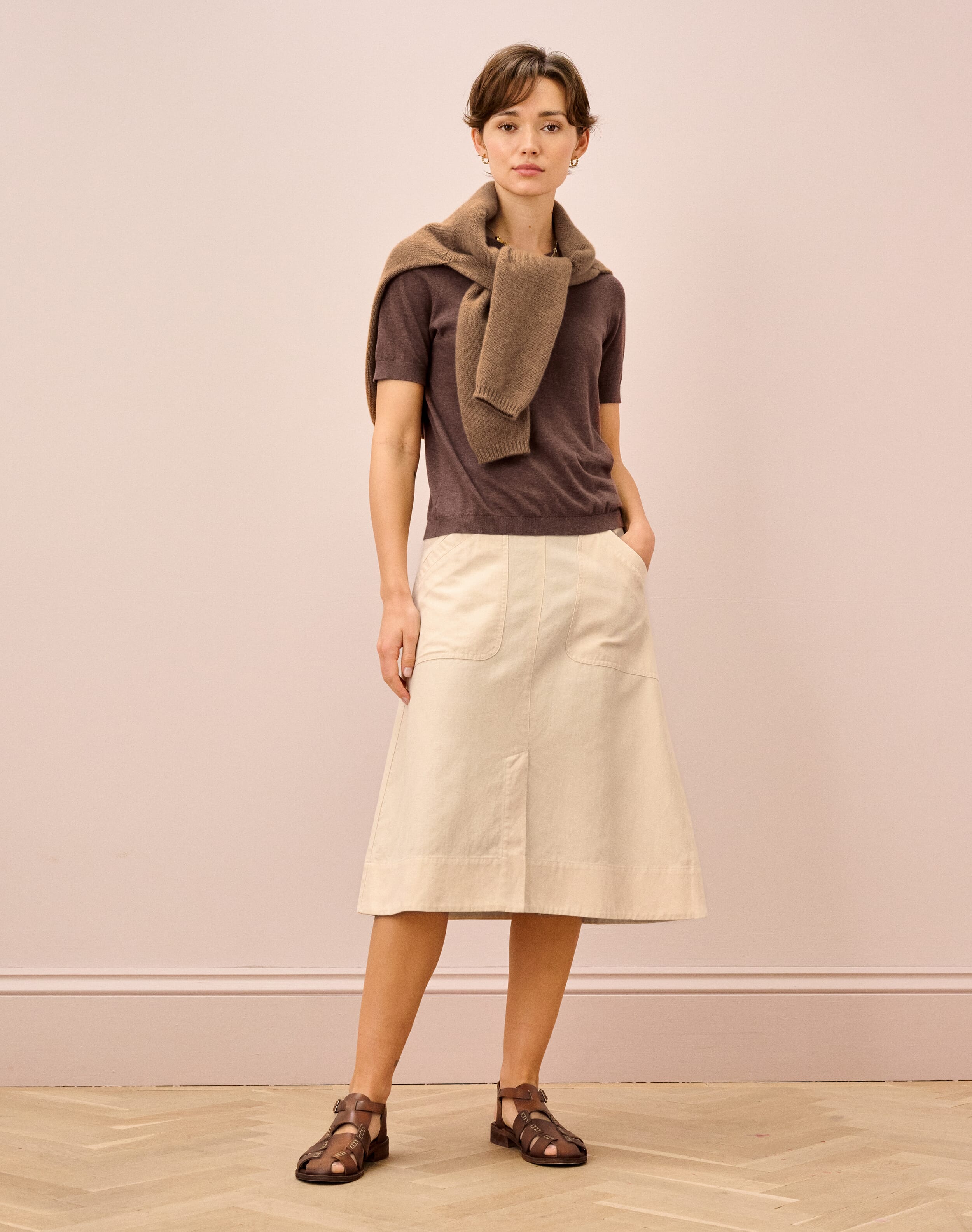 Cotton Knit Classic T-Shirt