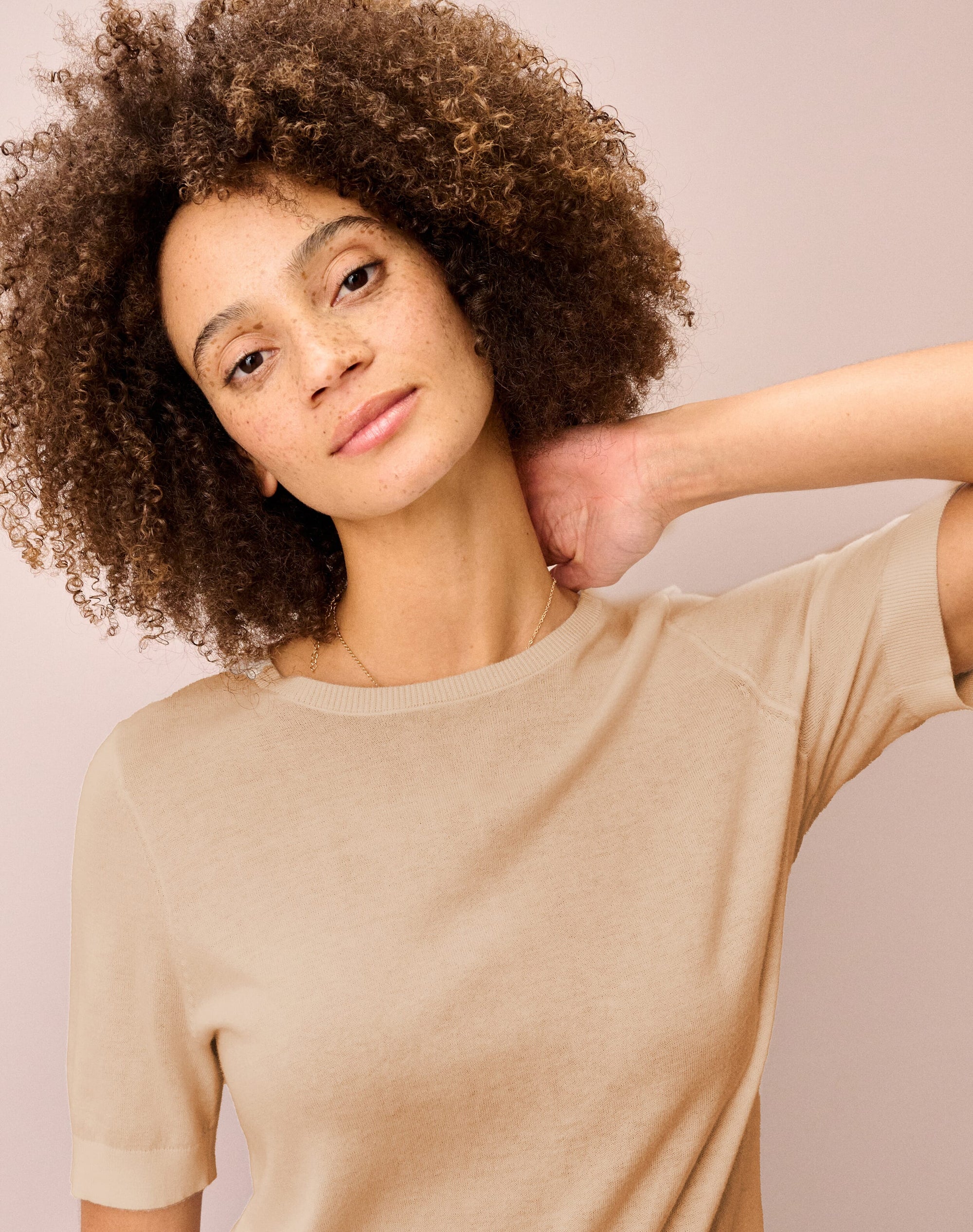 Cotton Knit Classic T-Shirt