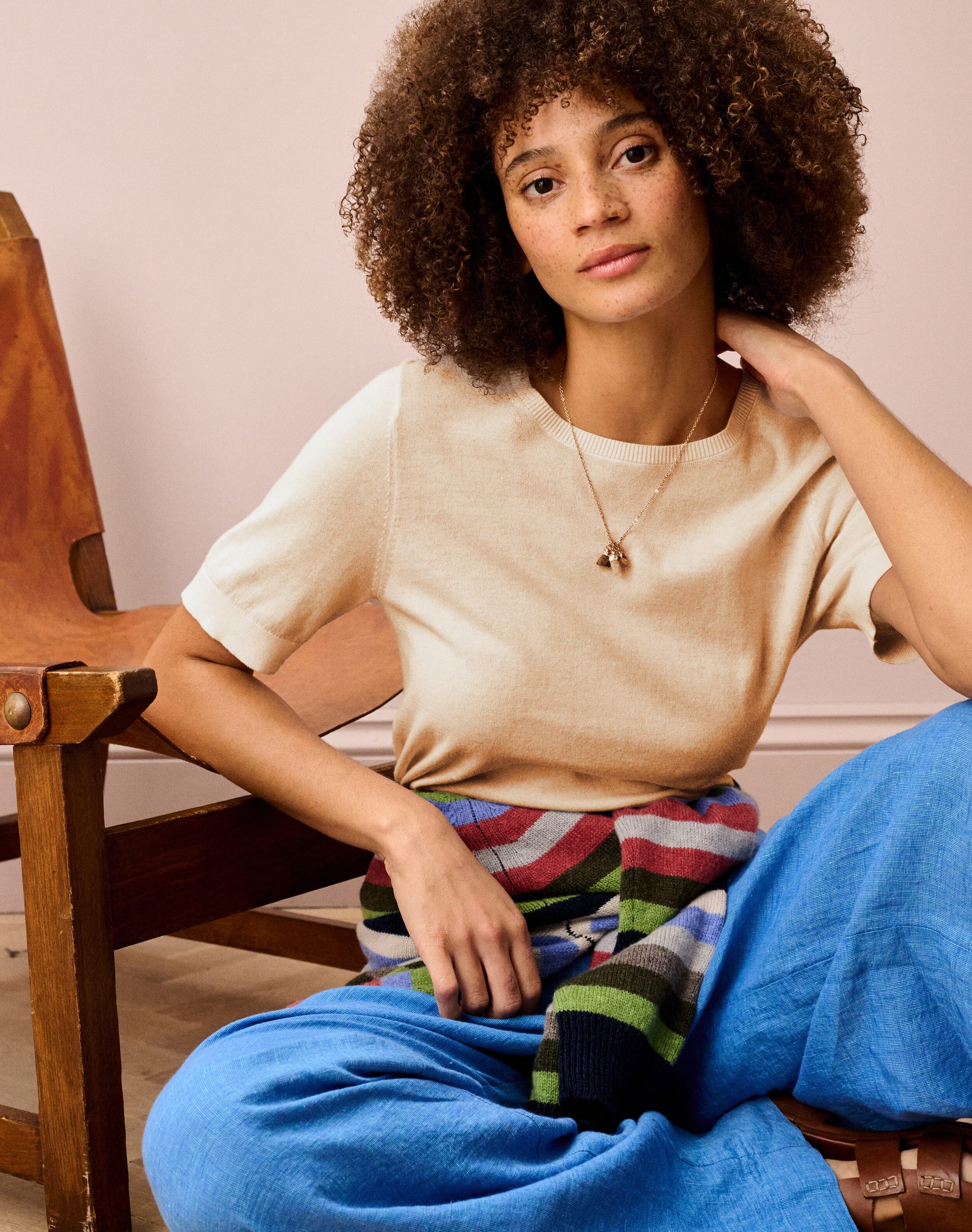Cotton Knit Classic T-Shirt