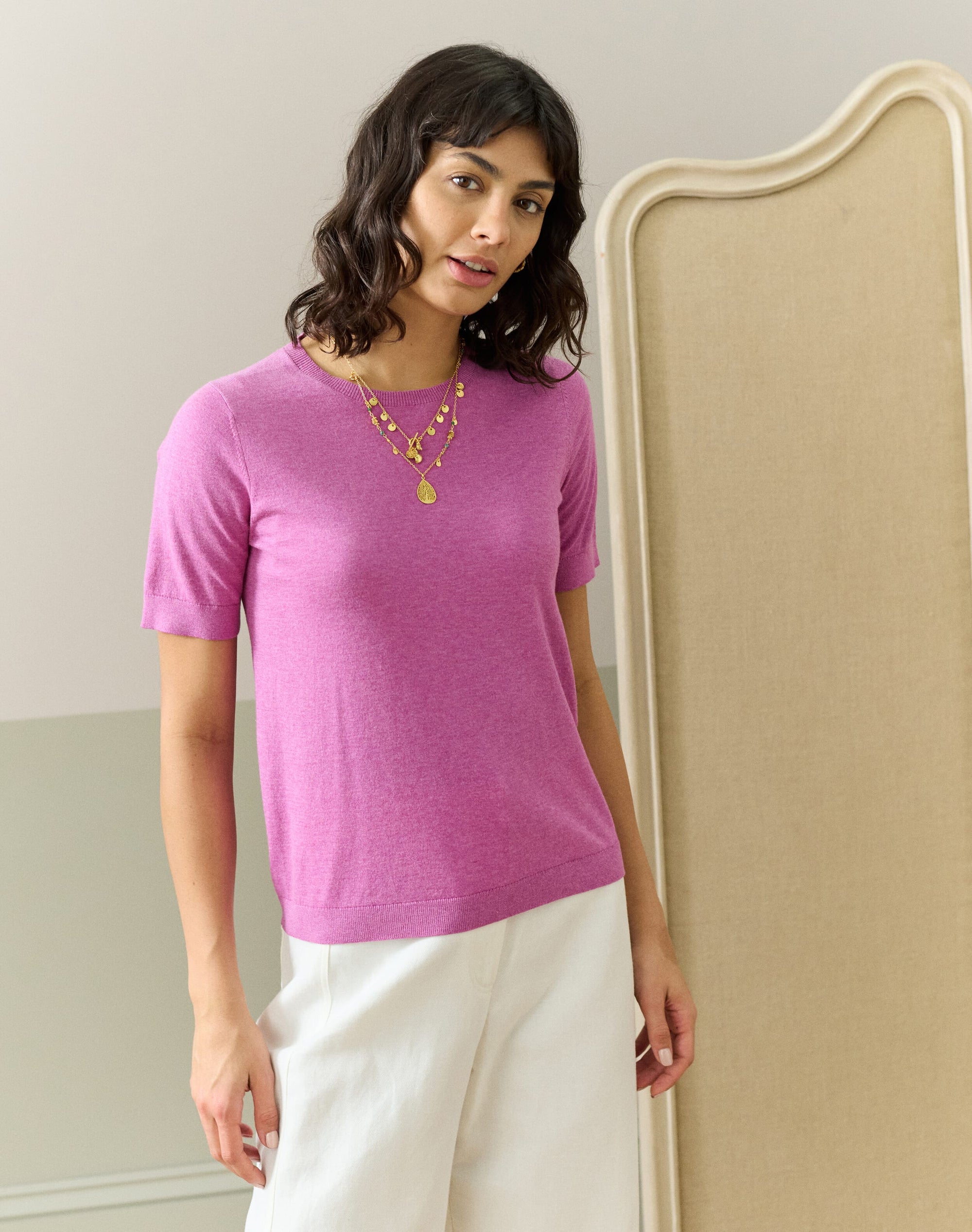 Cotton Knit Classic T-Shirt