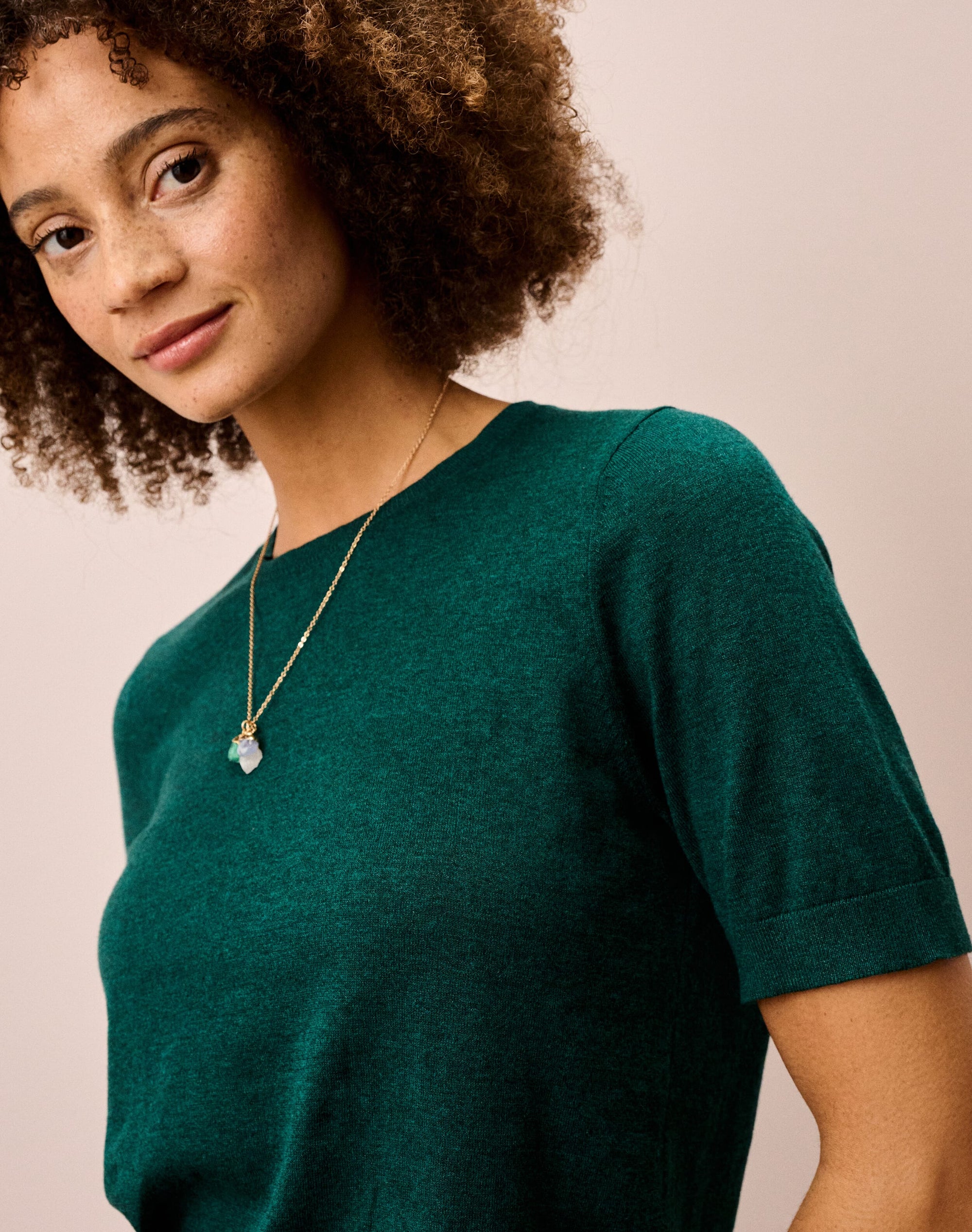 Cotton Knit Classic T-Shirt