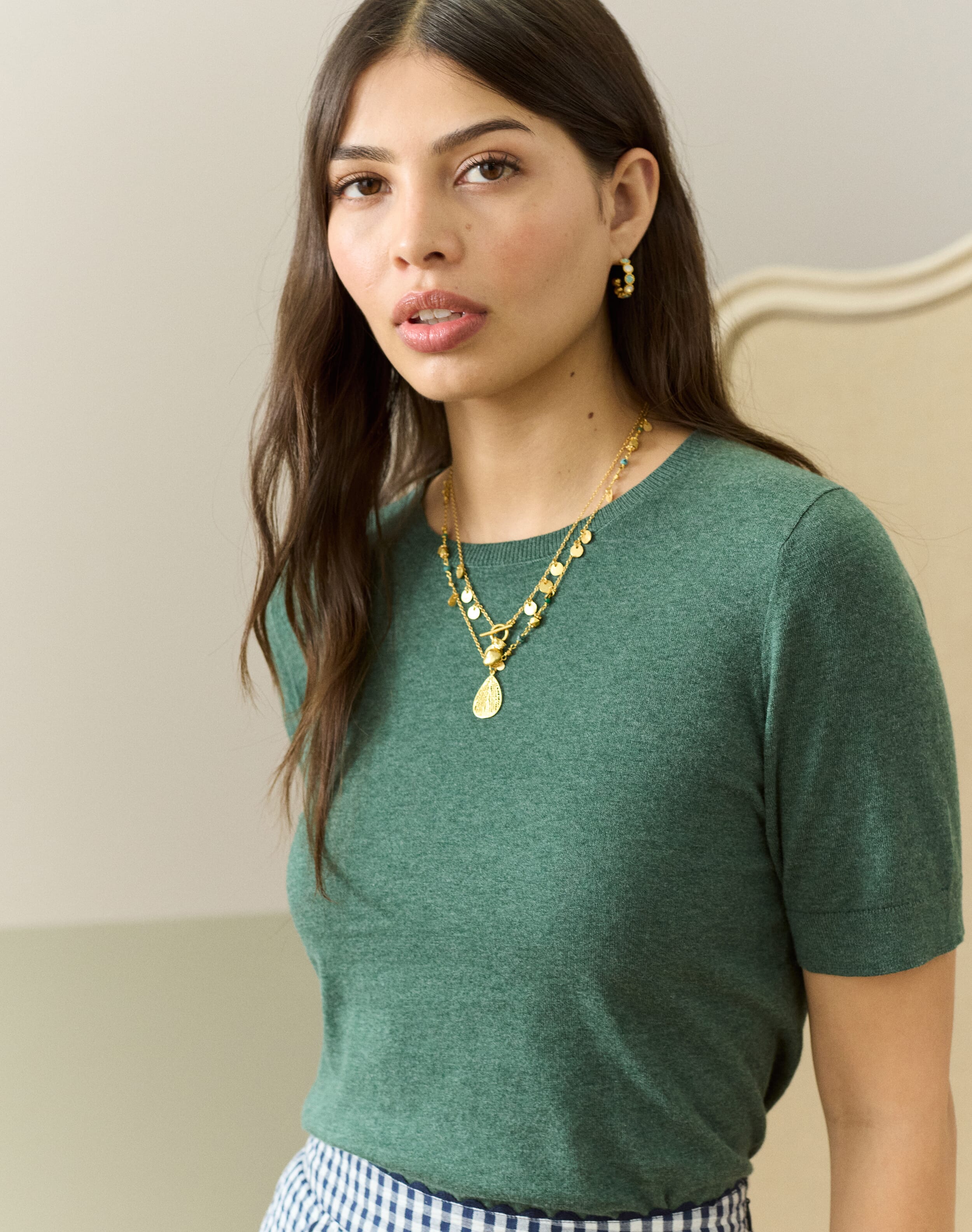 Cotton Knit Classic T-Shirt