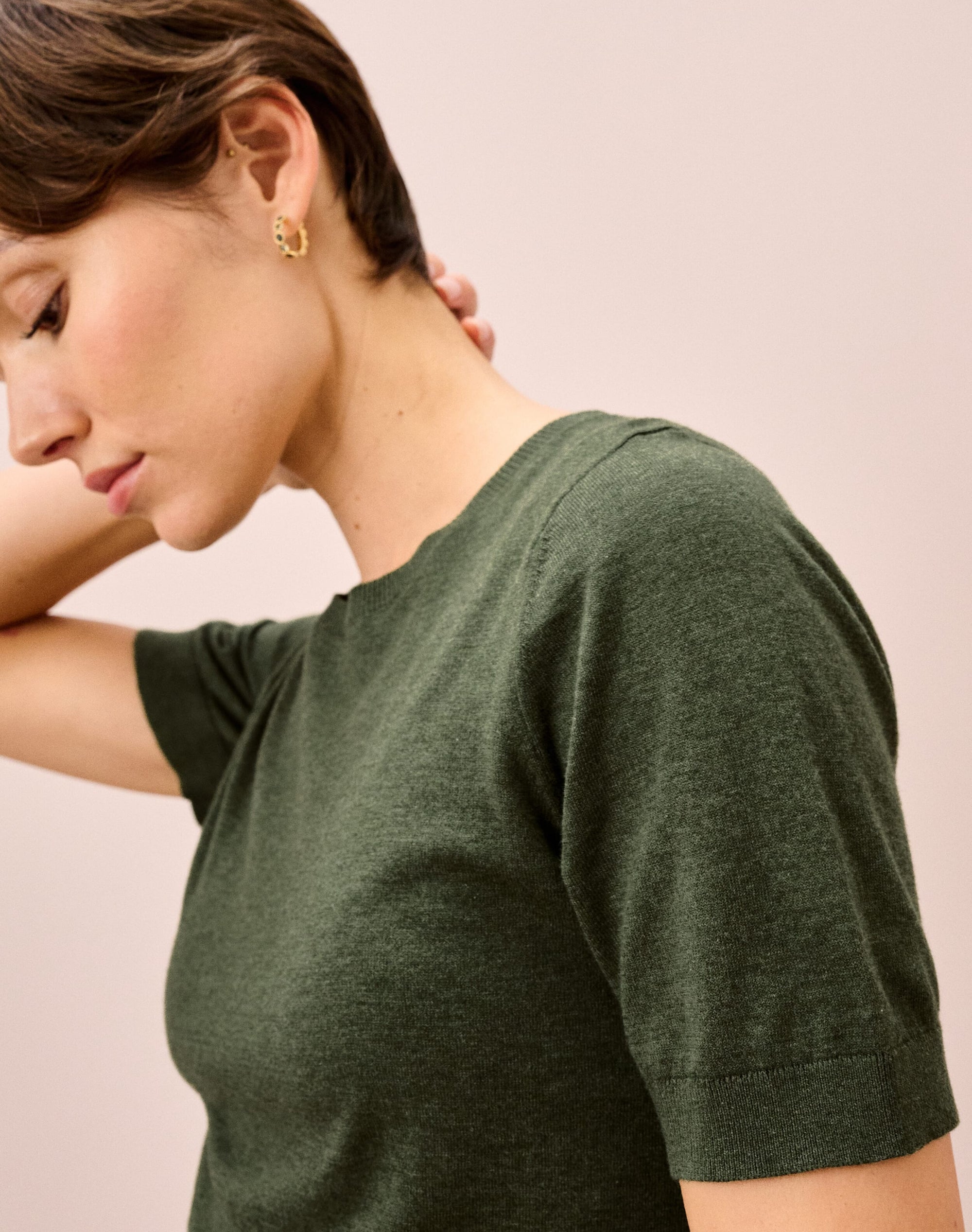 Cotton Knit Classic T-Shirt