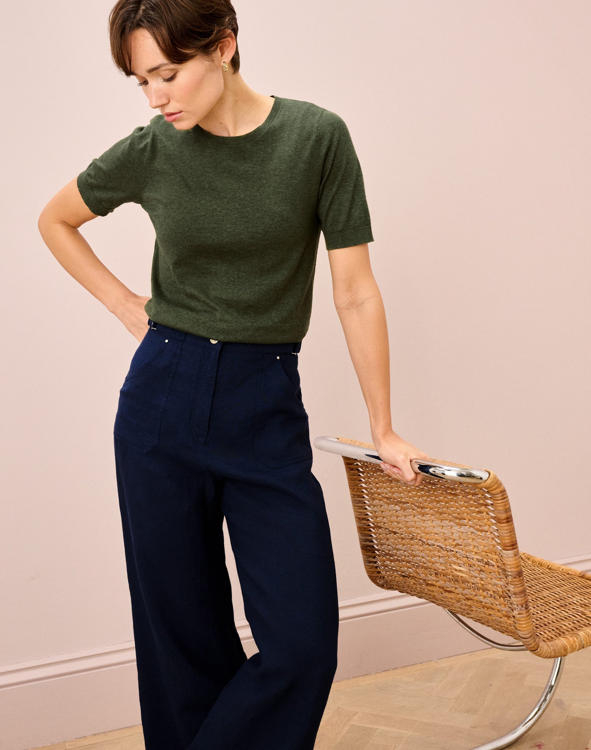 Cotton Knit Classic T-Shirt