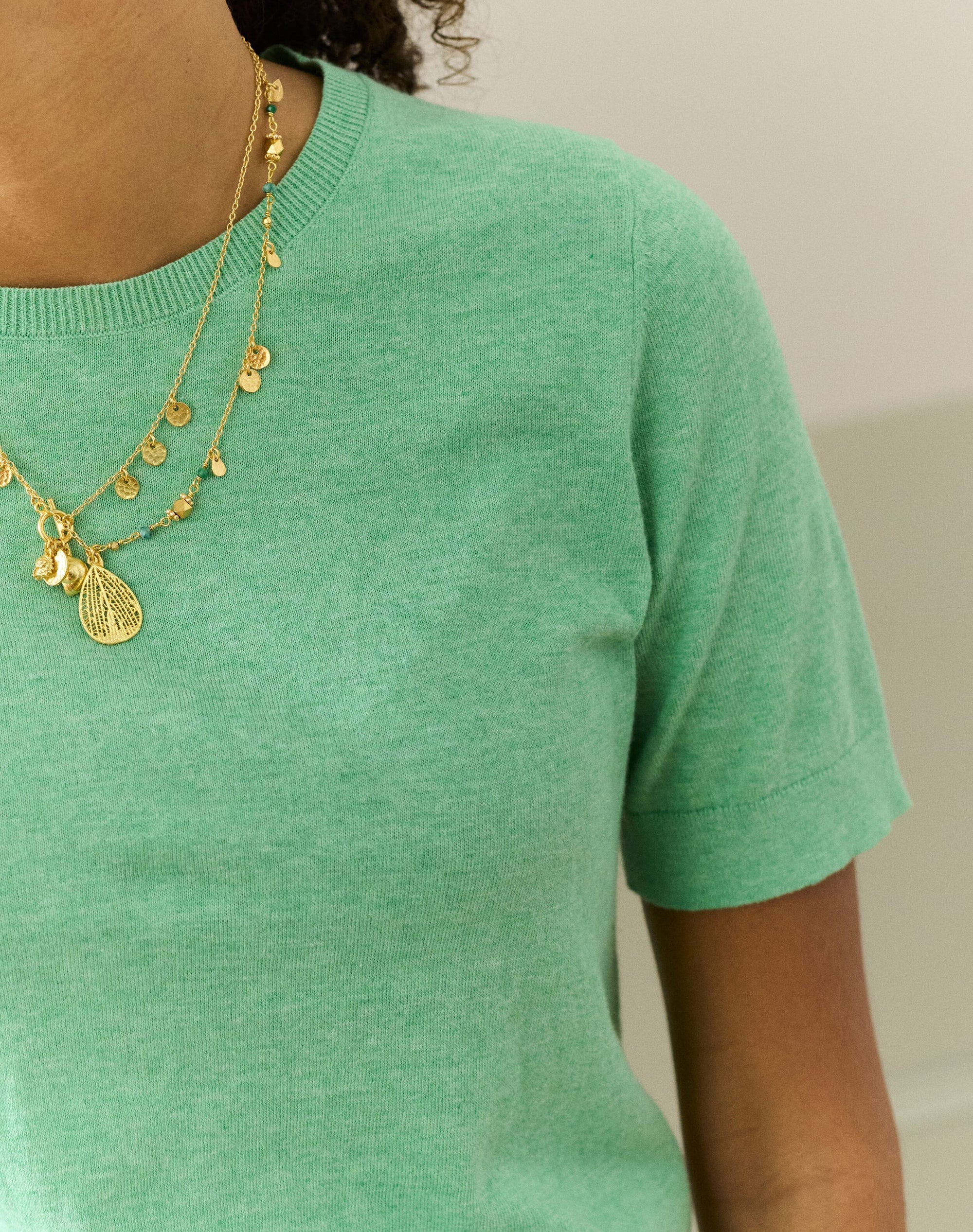 Cotton Knit Classic T-Shirt