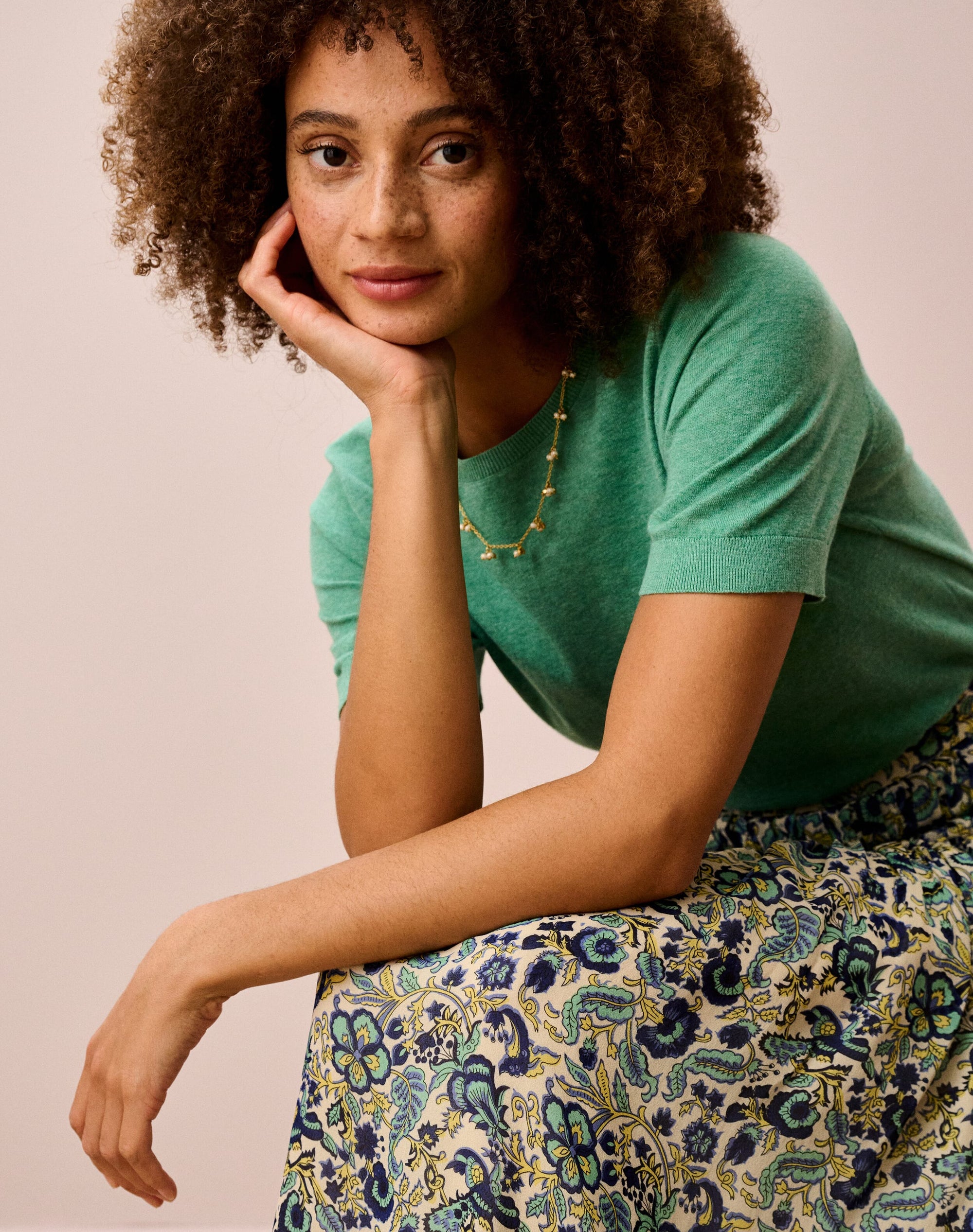 Cotton Knit Classic T-Shirt