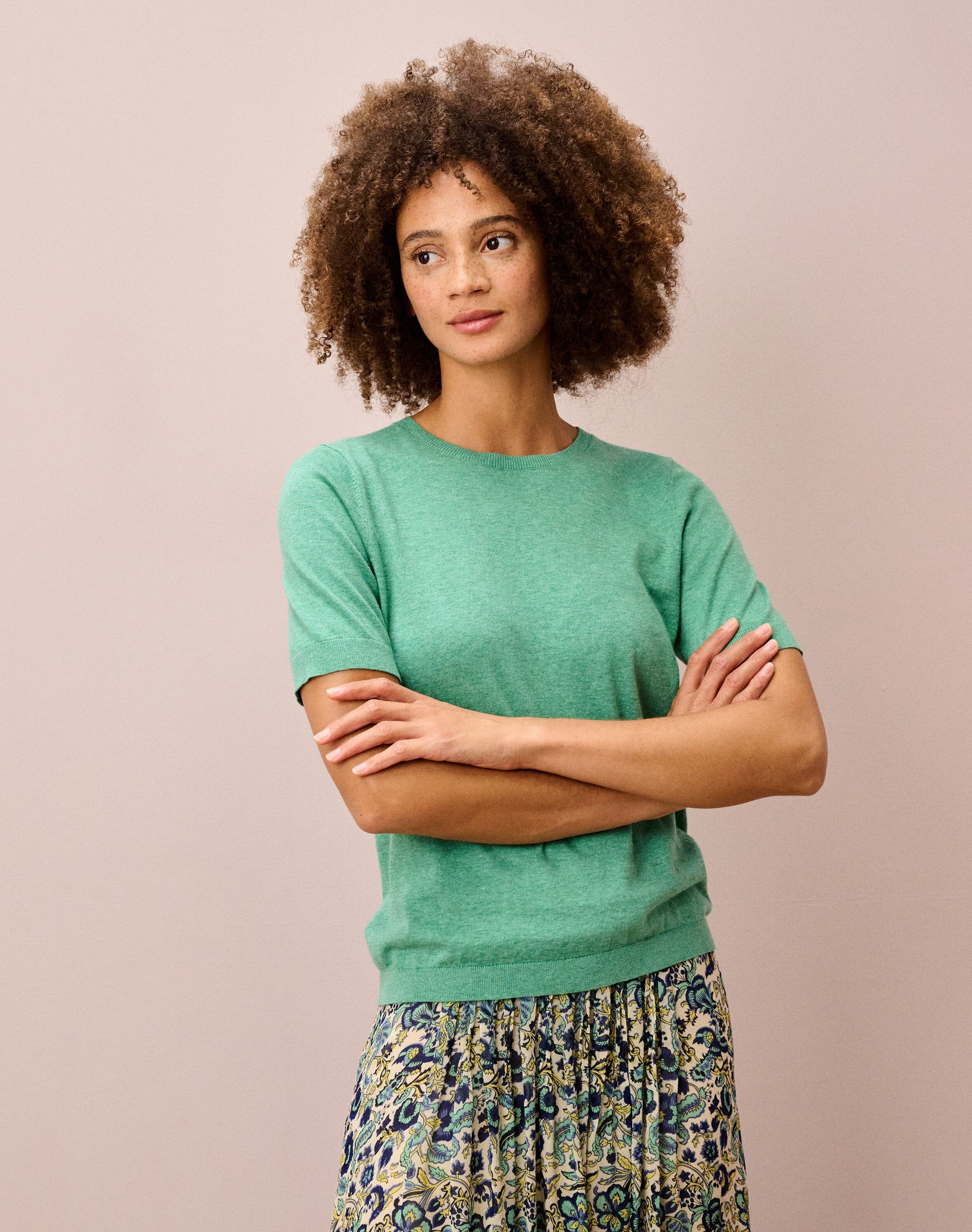 Cotton Knit Classic T-Shirt