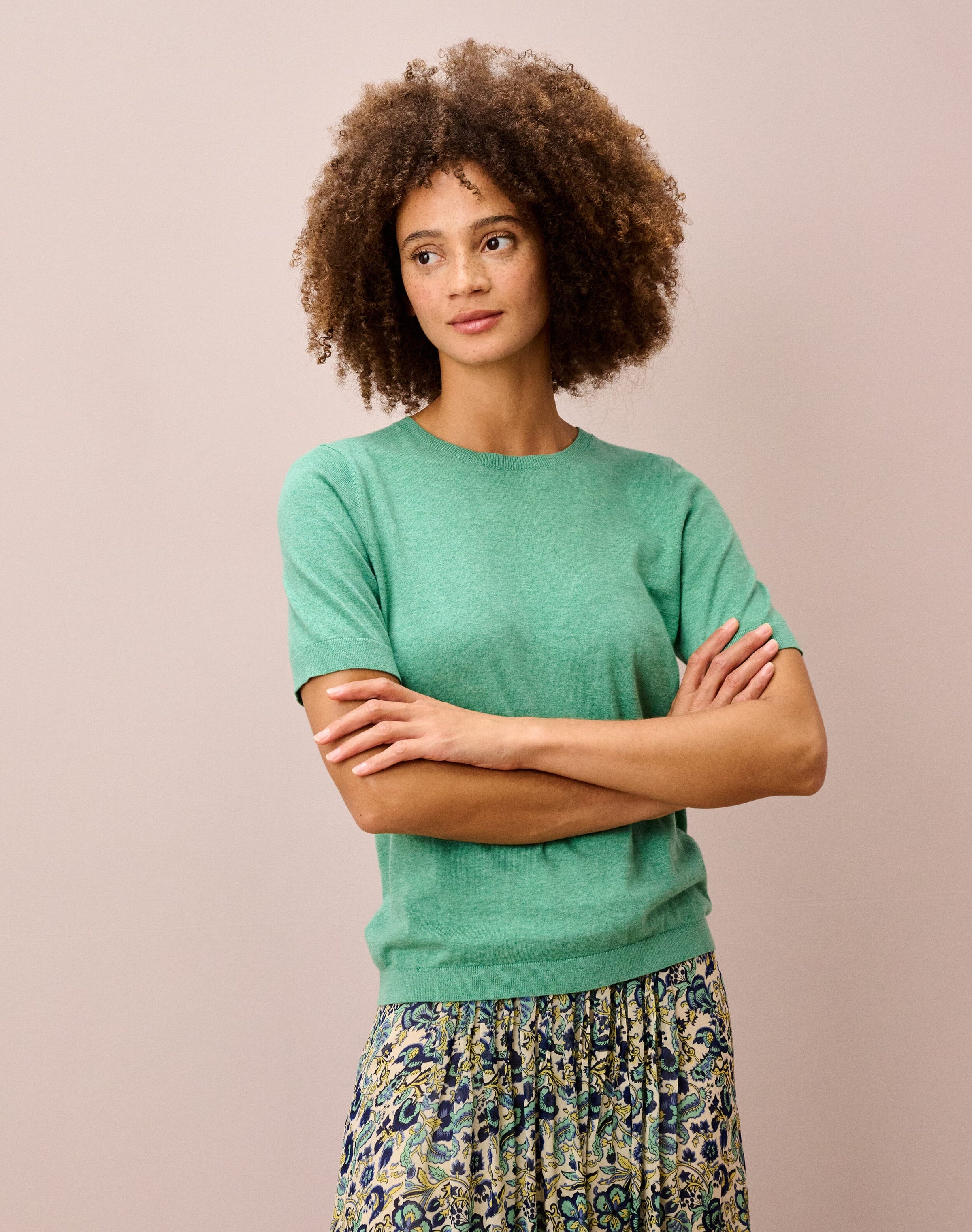 Cotton Knit Classic T-Shirt