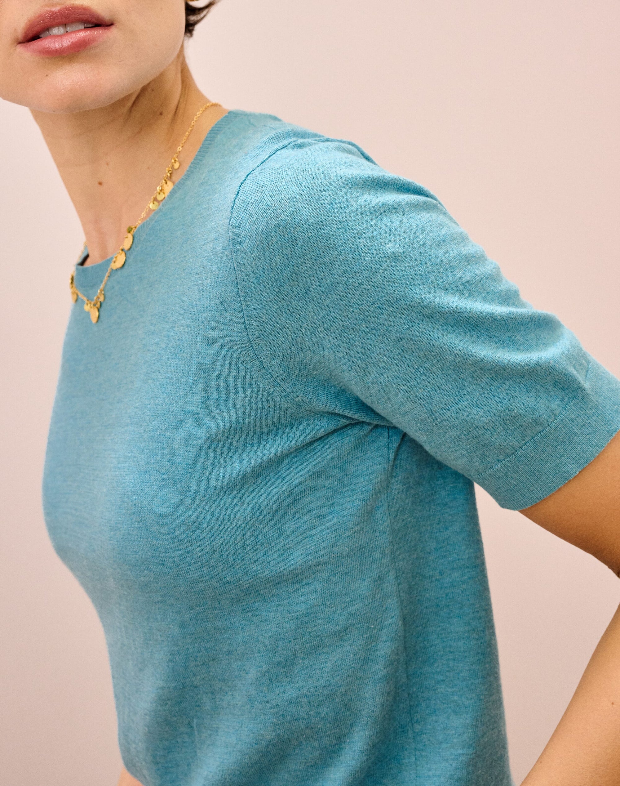 Cotton Knit Classic T-Shirt