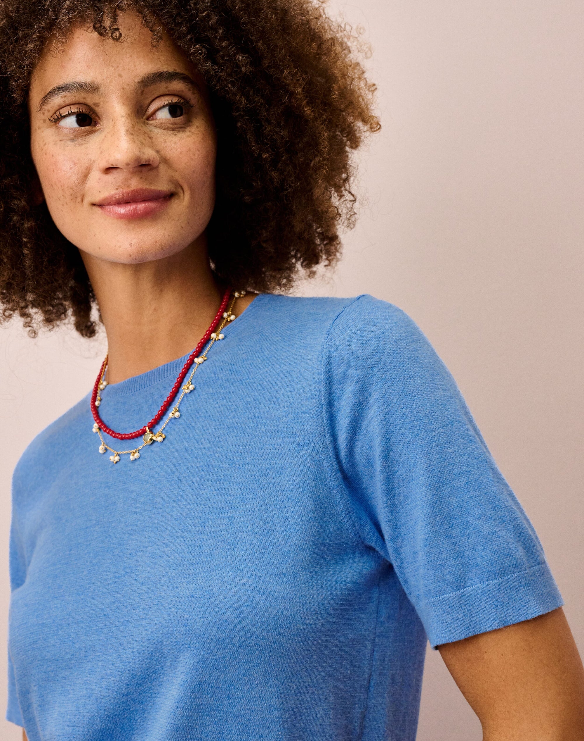 Cotton Knit Classic T-Shirt