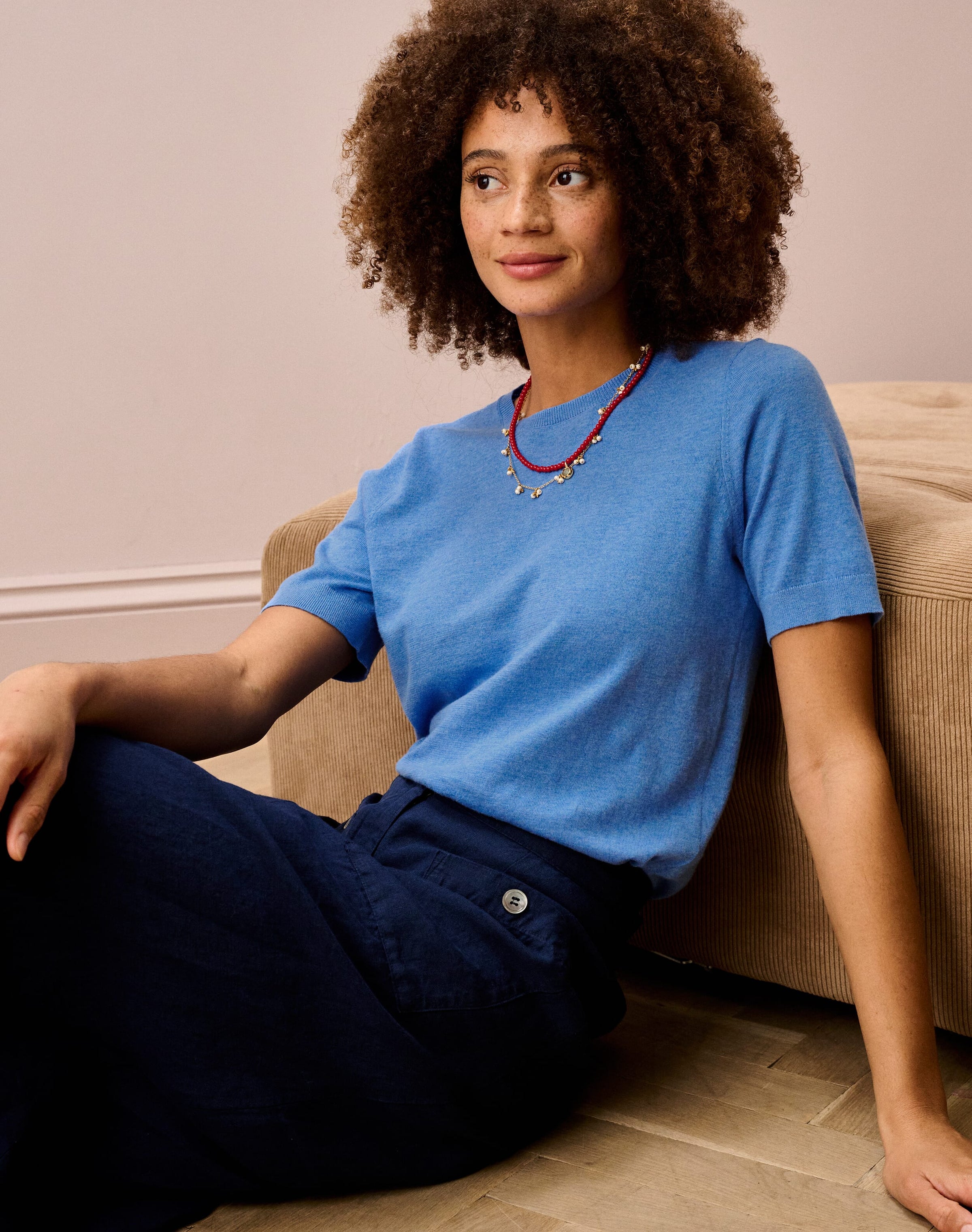 Cotton Knit Classic T-Shirt