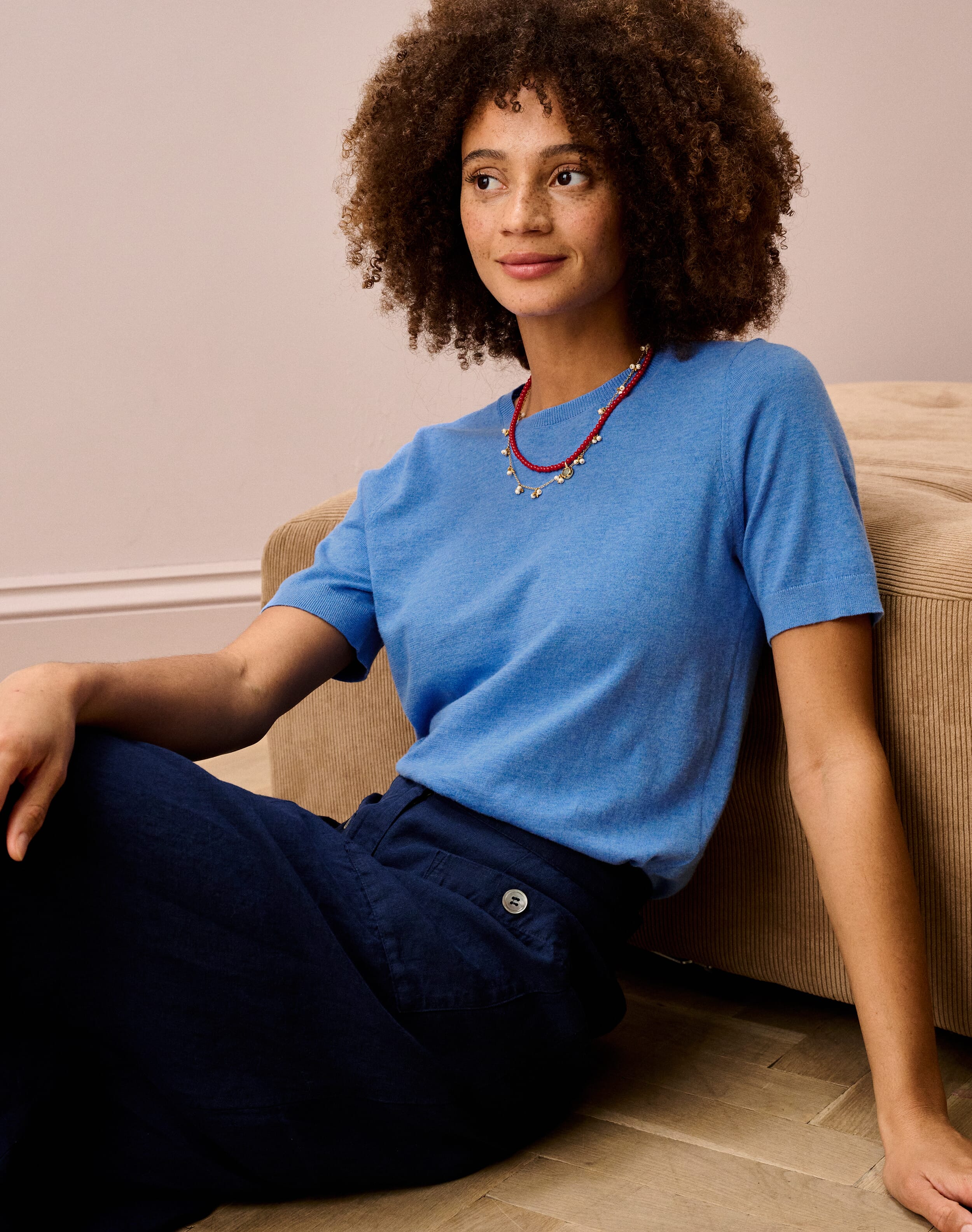 Cotton Knit Classic T-Shirt