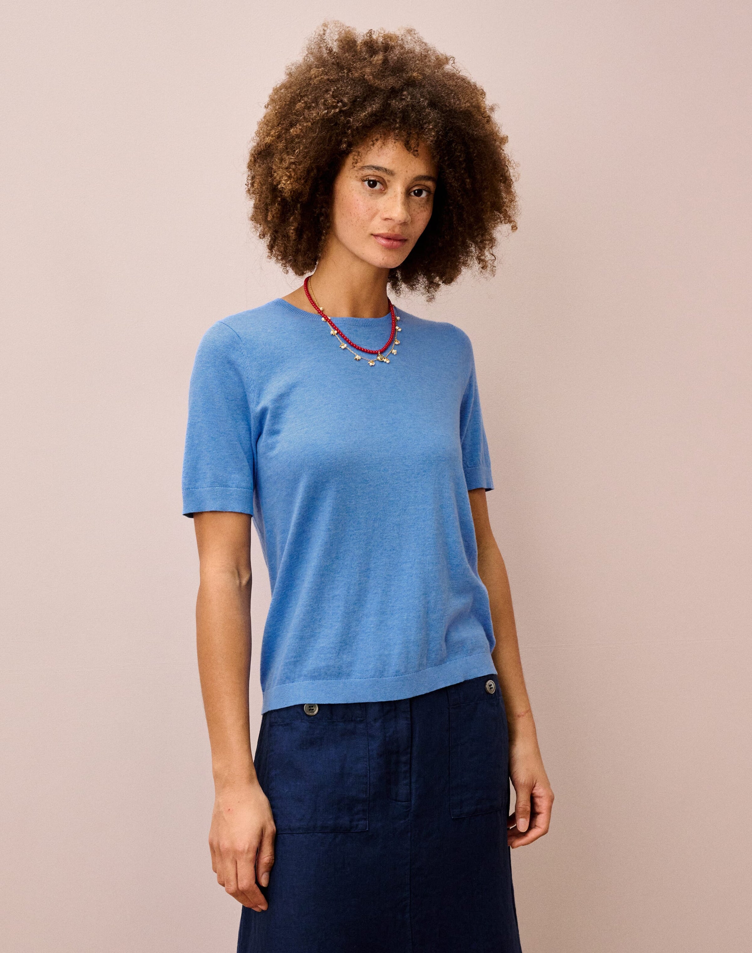 Cotton Knit Classic T-Shirt