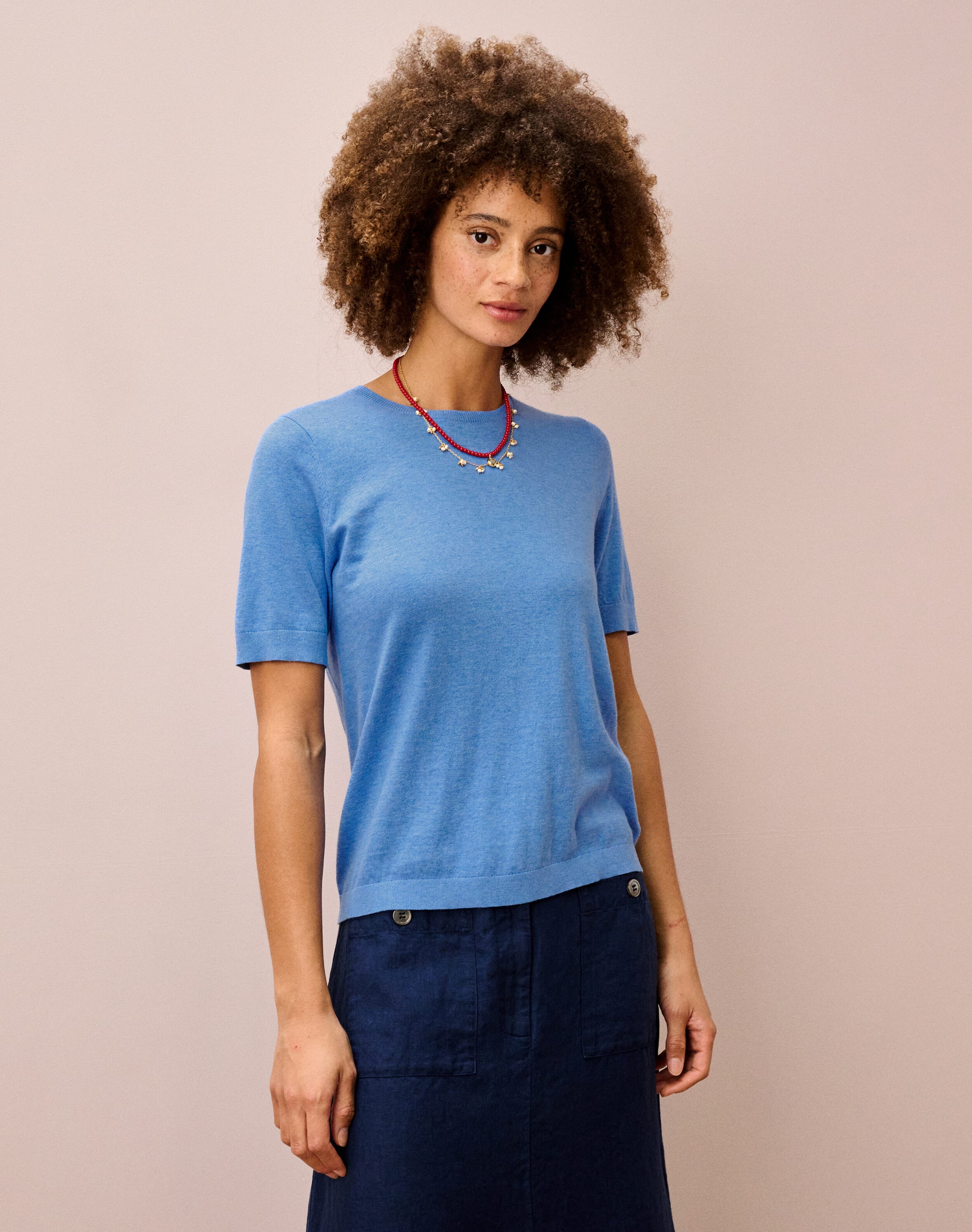 Cotton Knit Classic T-Shirt