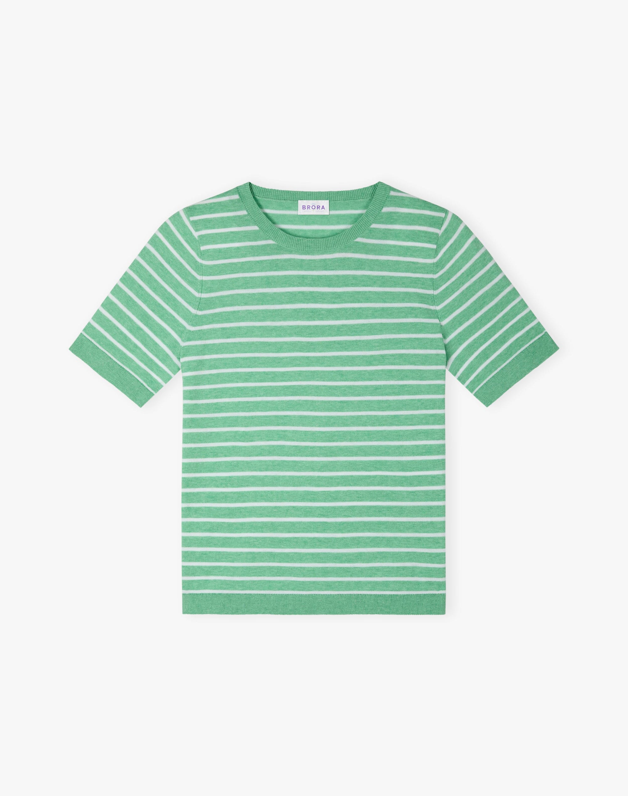 Cotton Knit Breton T-Shirt