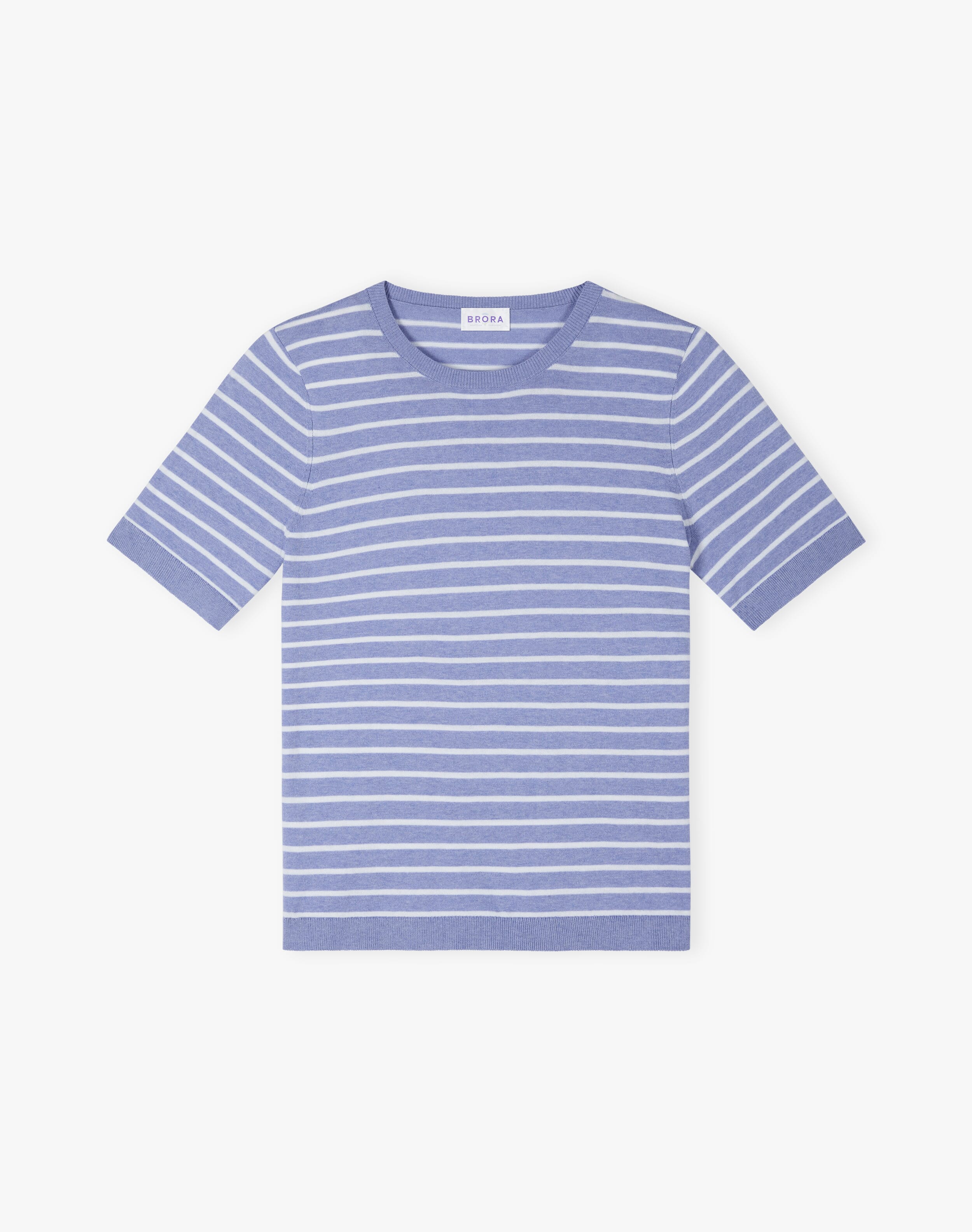 Cotton Knit Breton T-Shirt