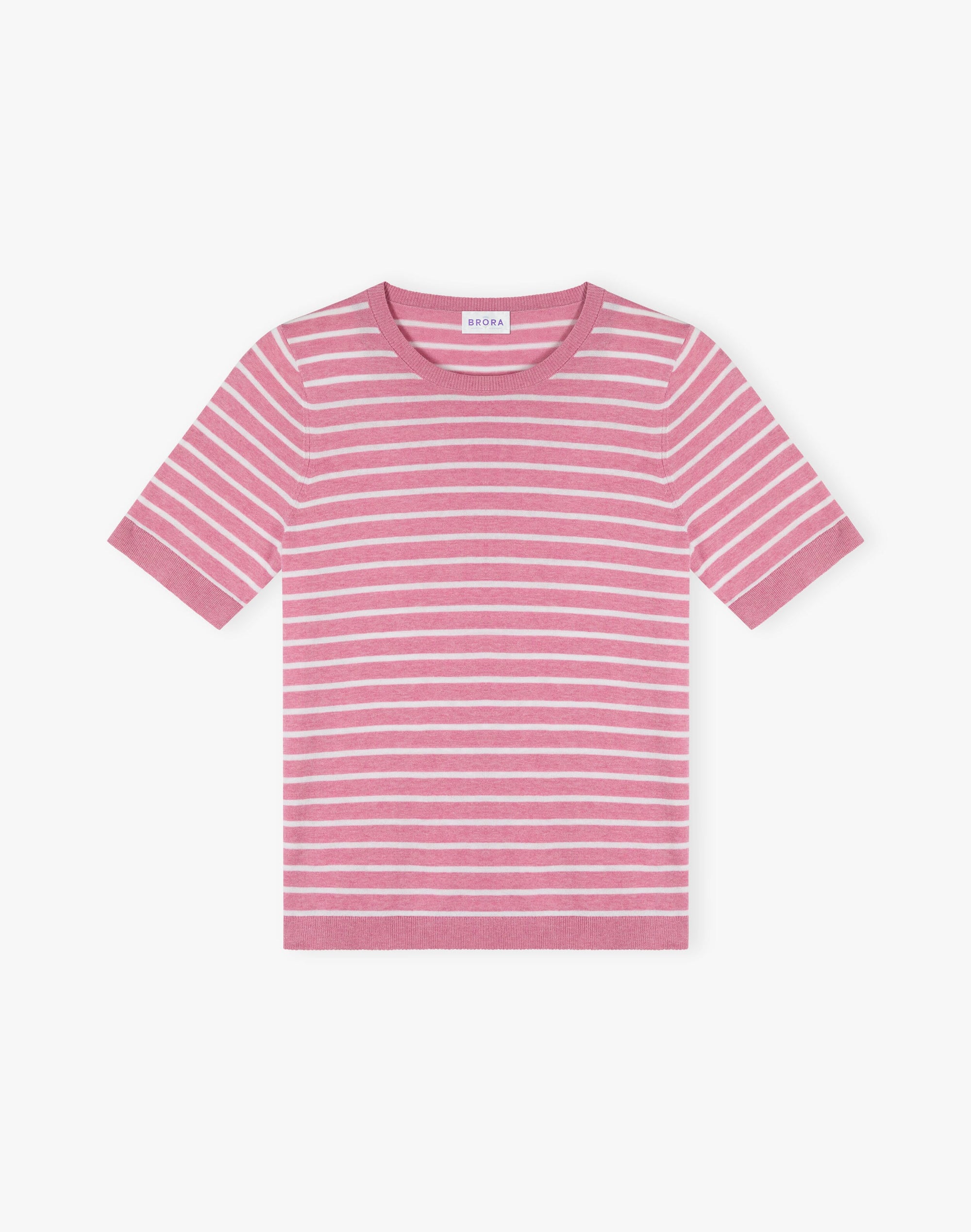 Cotton Knit Breton T-Shirt