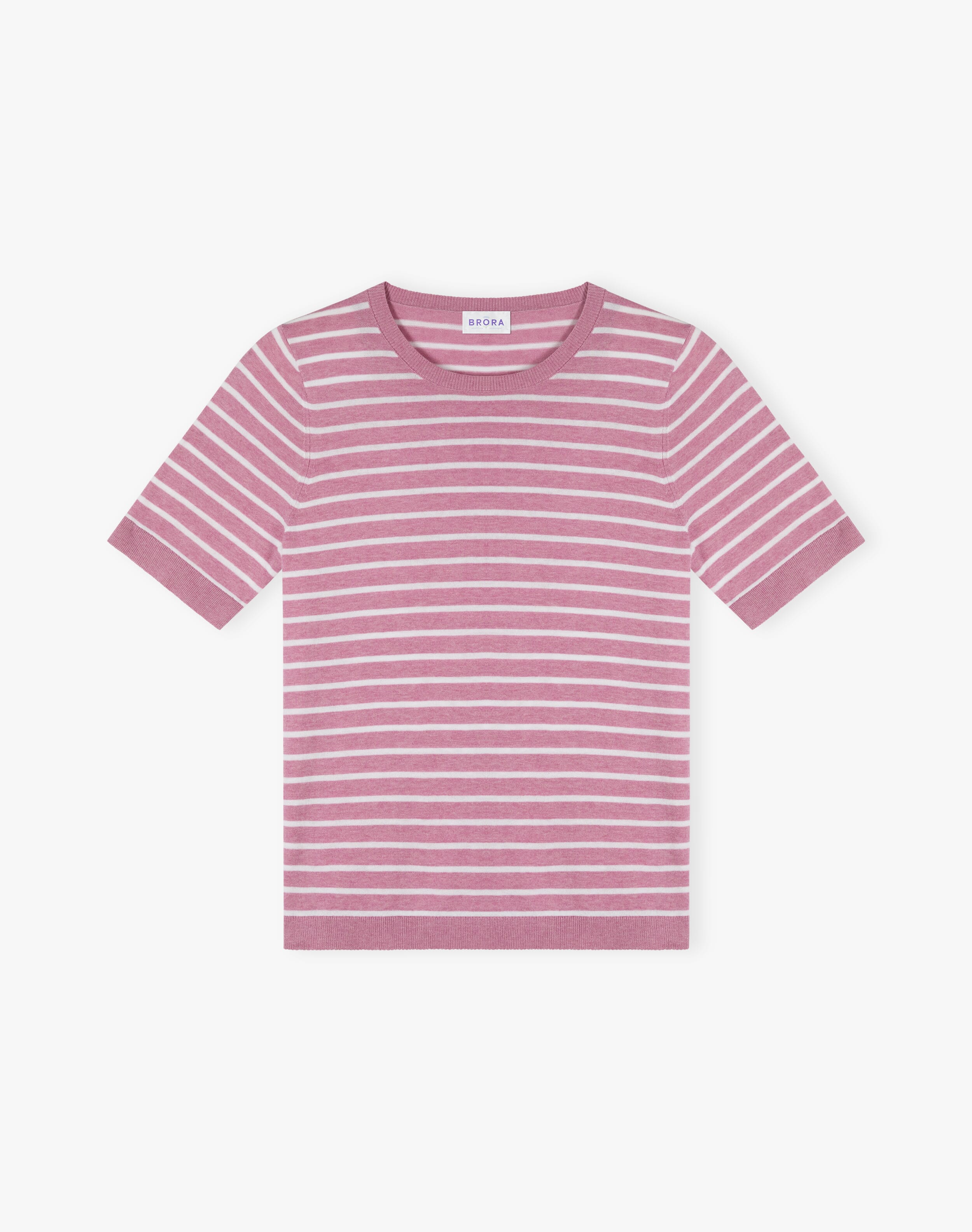 Cotton Knit Breton T-Shirt