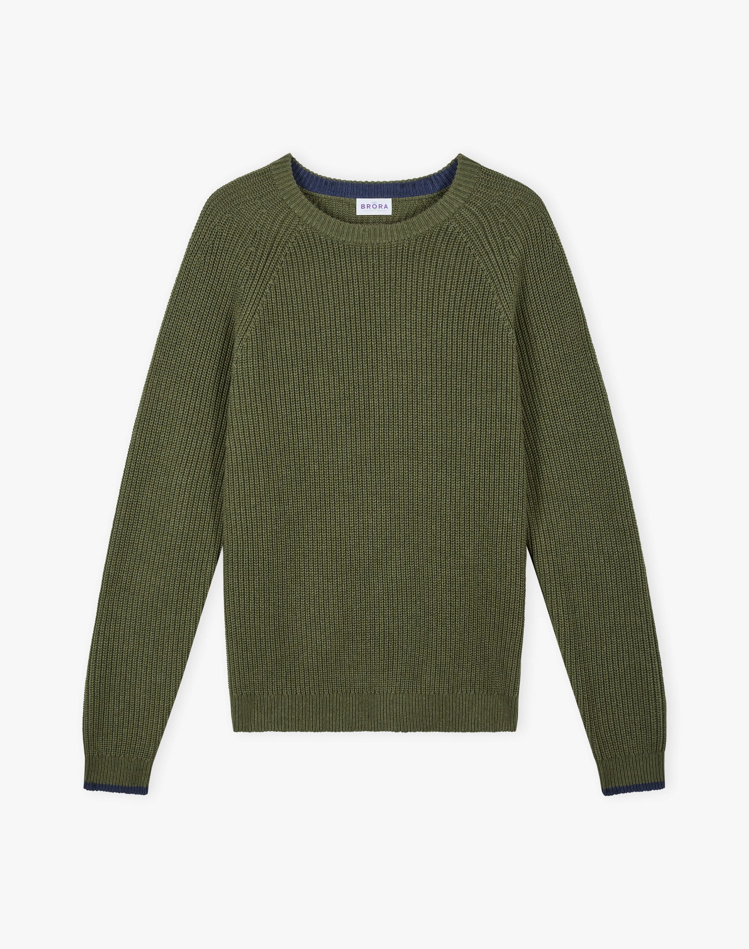 Cotton Knit Rib Jumper