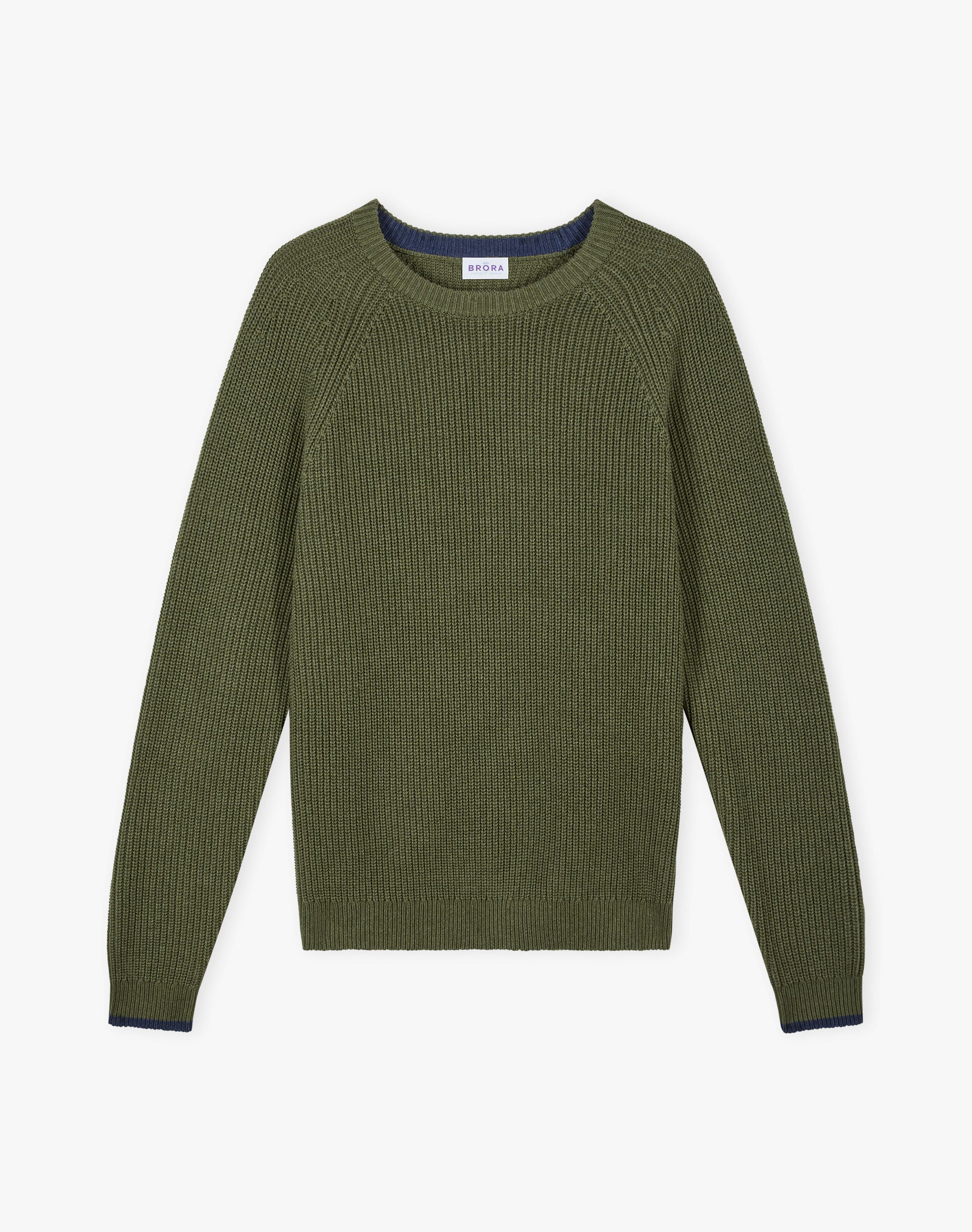 Cotton Knit Rib Jumper