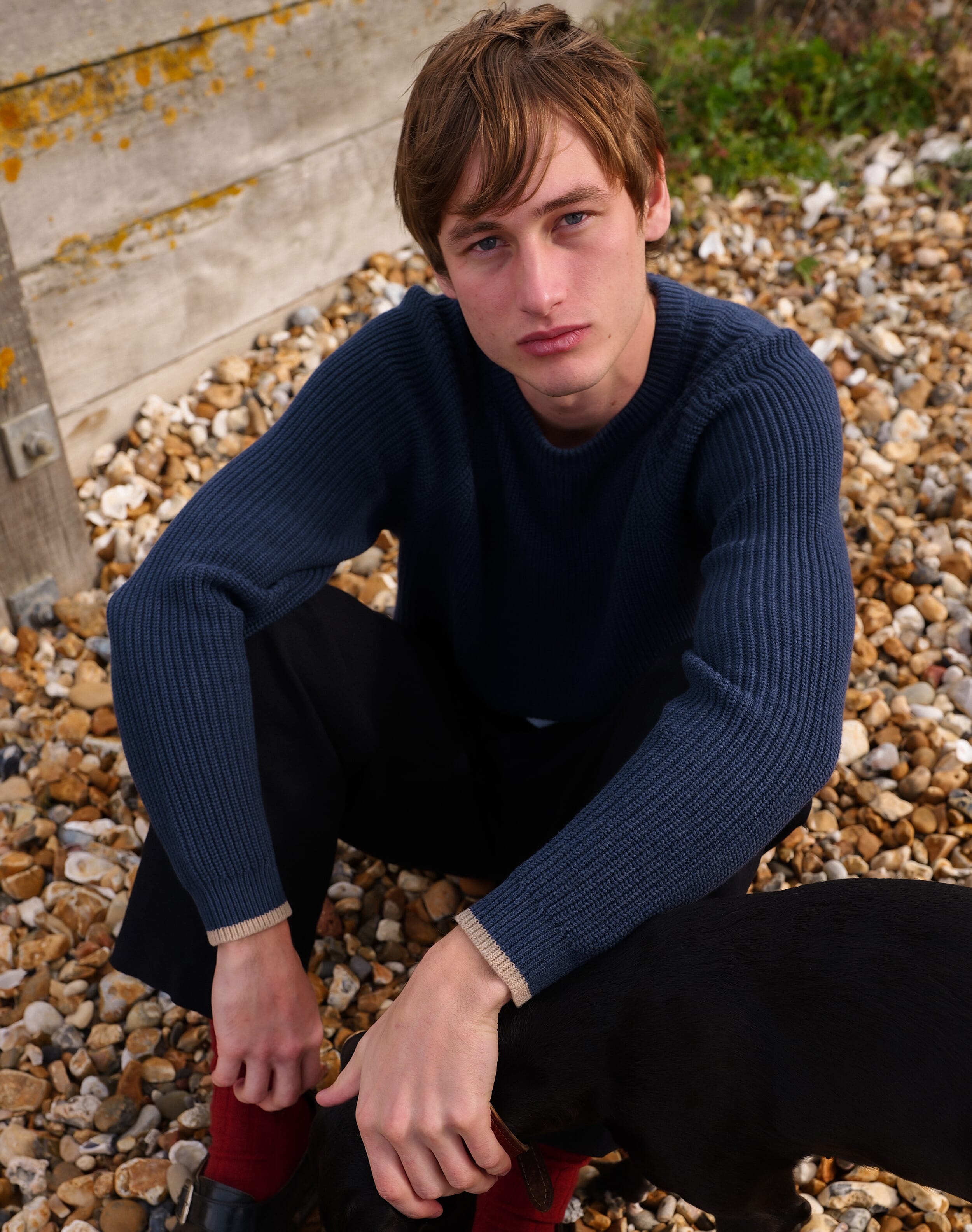Cotton Knit Rib Jumper