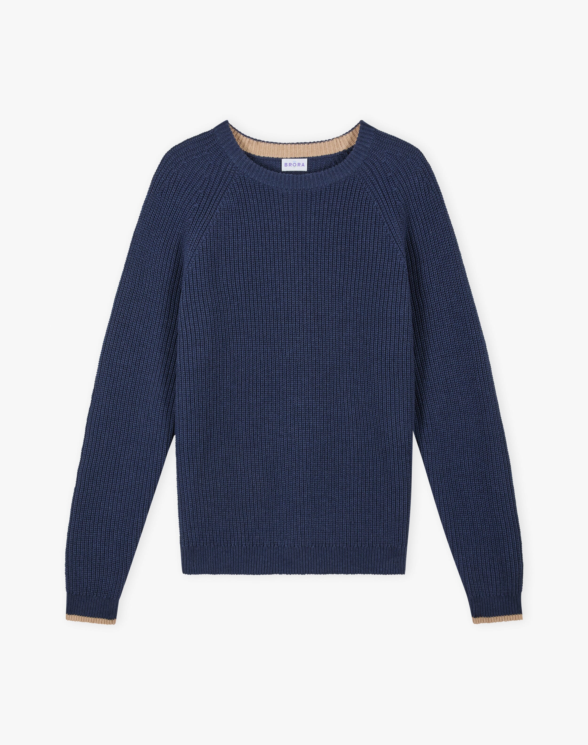 Cotton Knit Rib Jumper