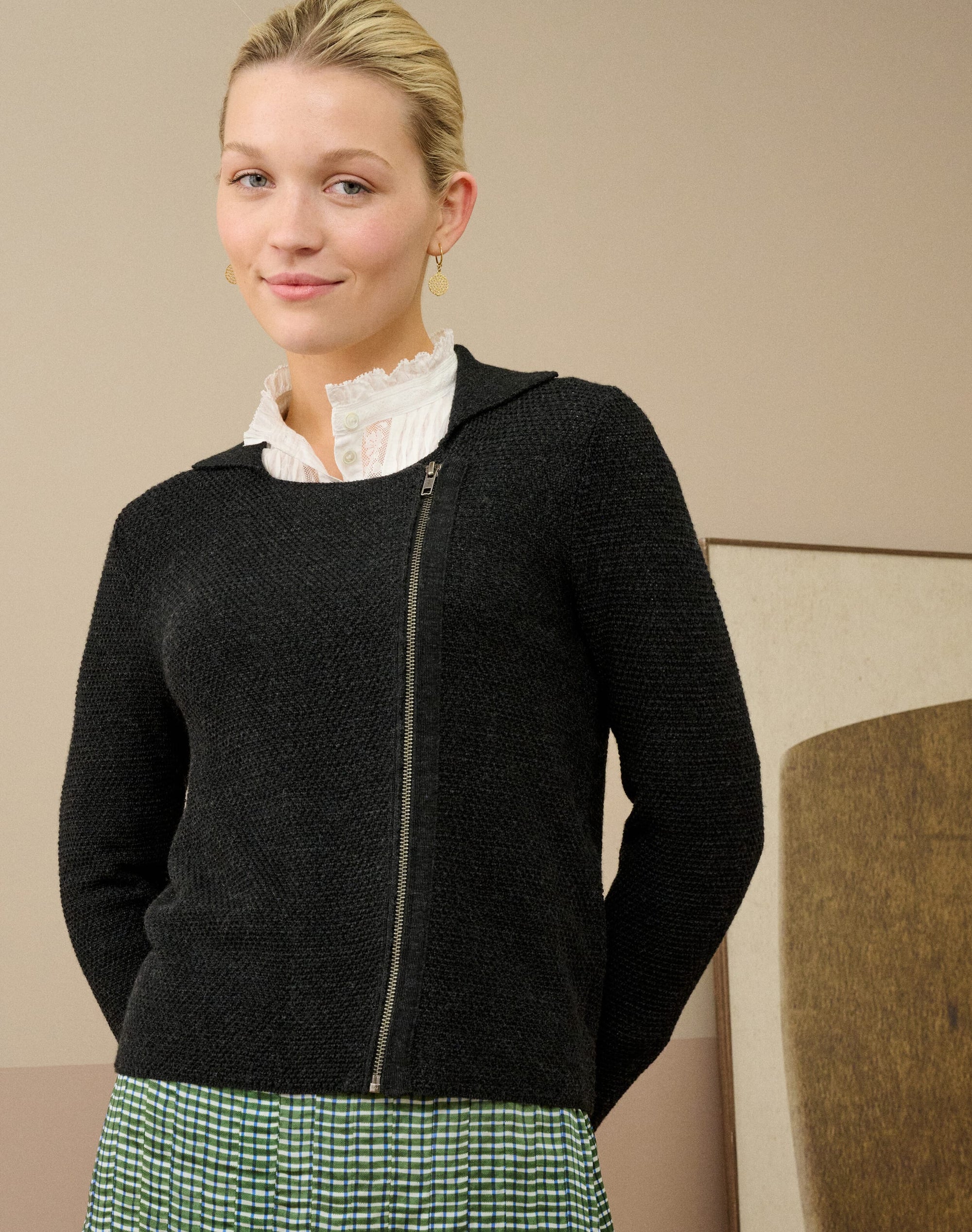 Merino Biker Jacket