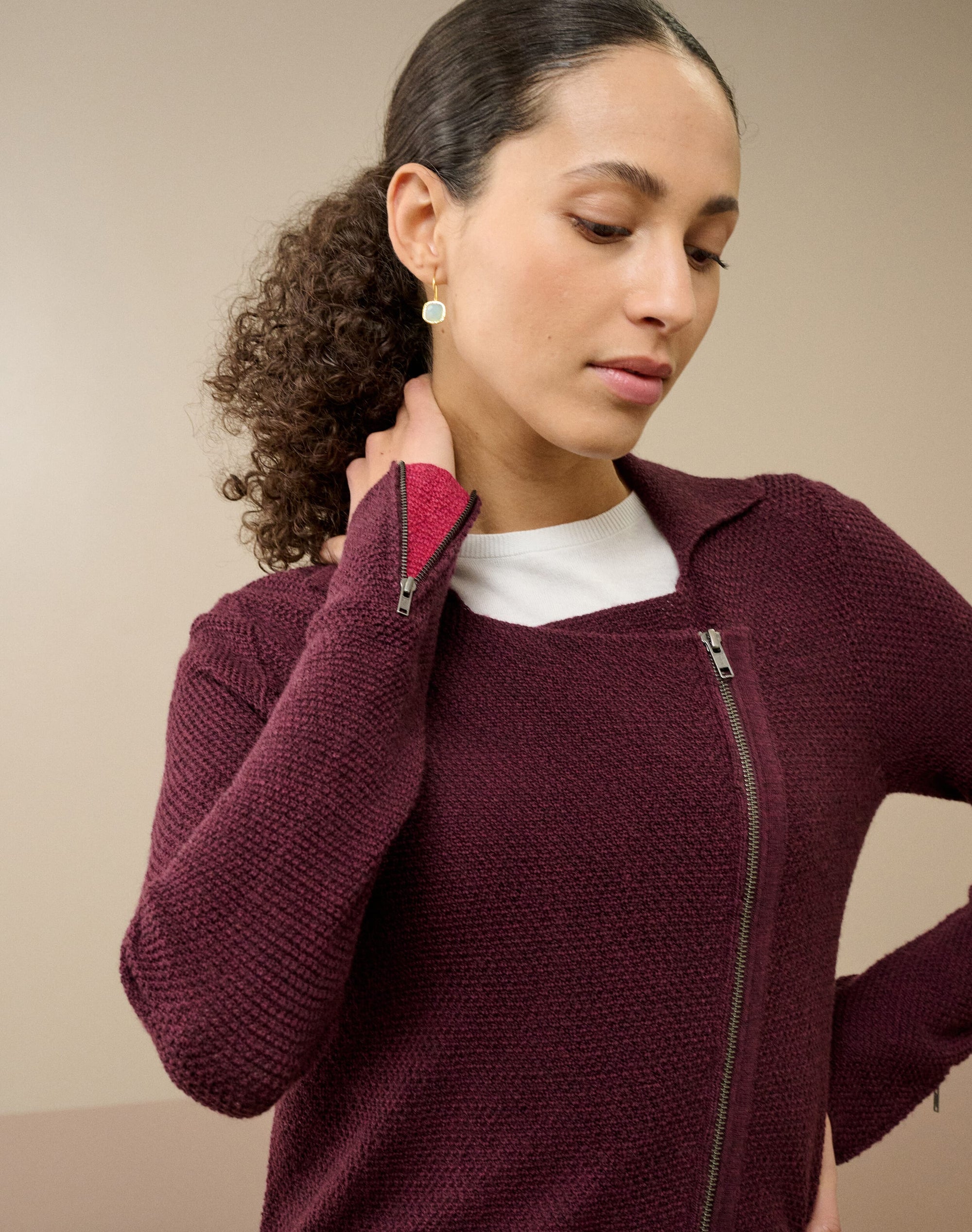 Merino Biker Jacket