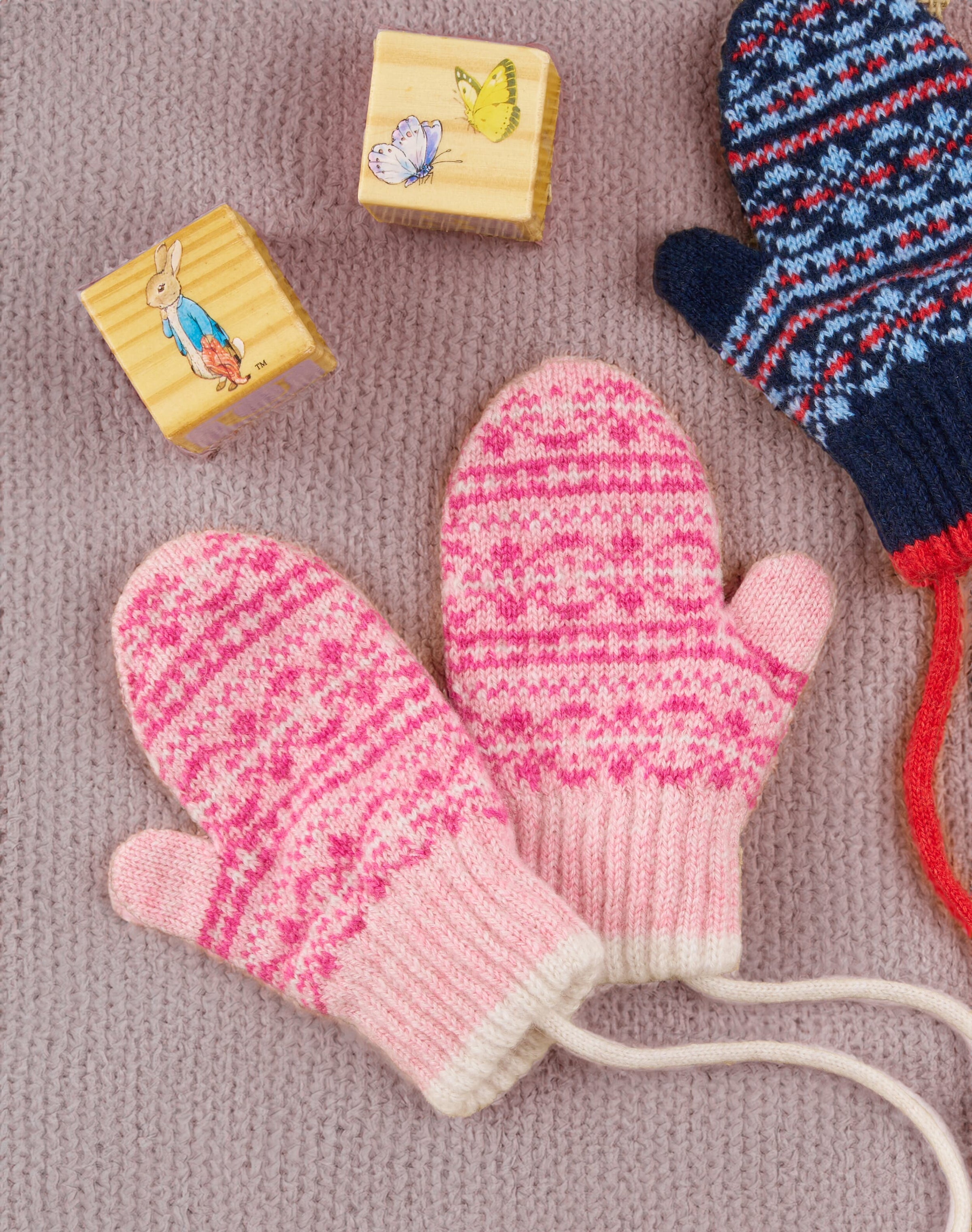 Cashmere Fair Isle Mittens