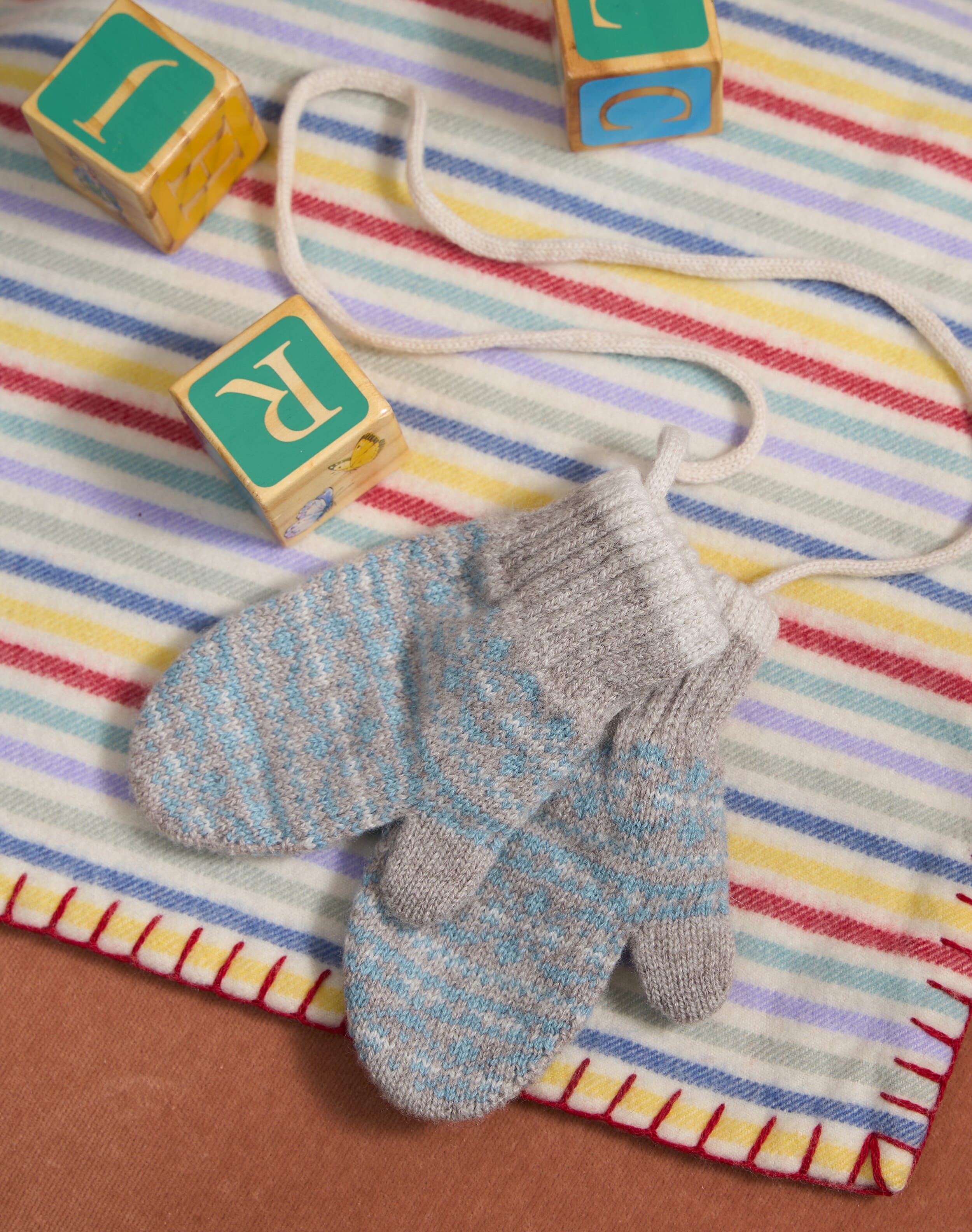 Cashmere Fair Isle Mittens