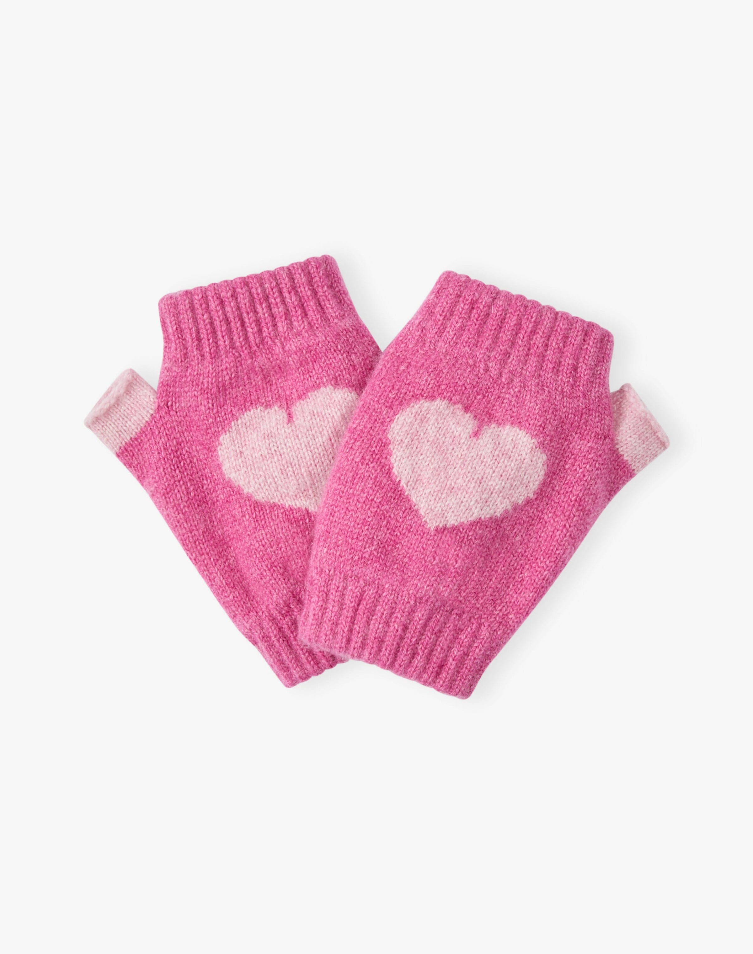 Cashmere Heart Wristwarmers
