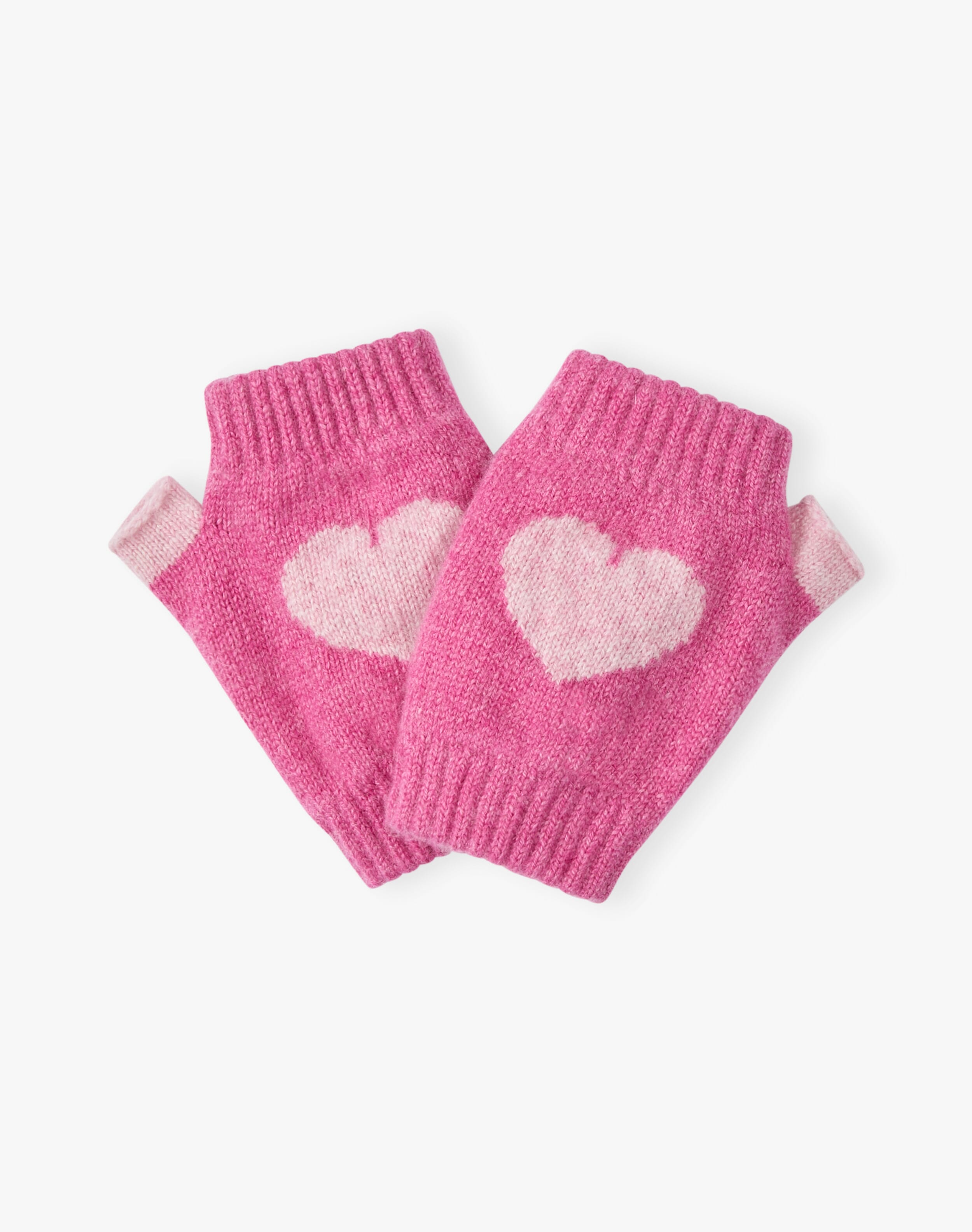 Cashmere Heart Wristwarmers