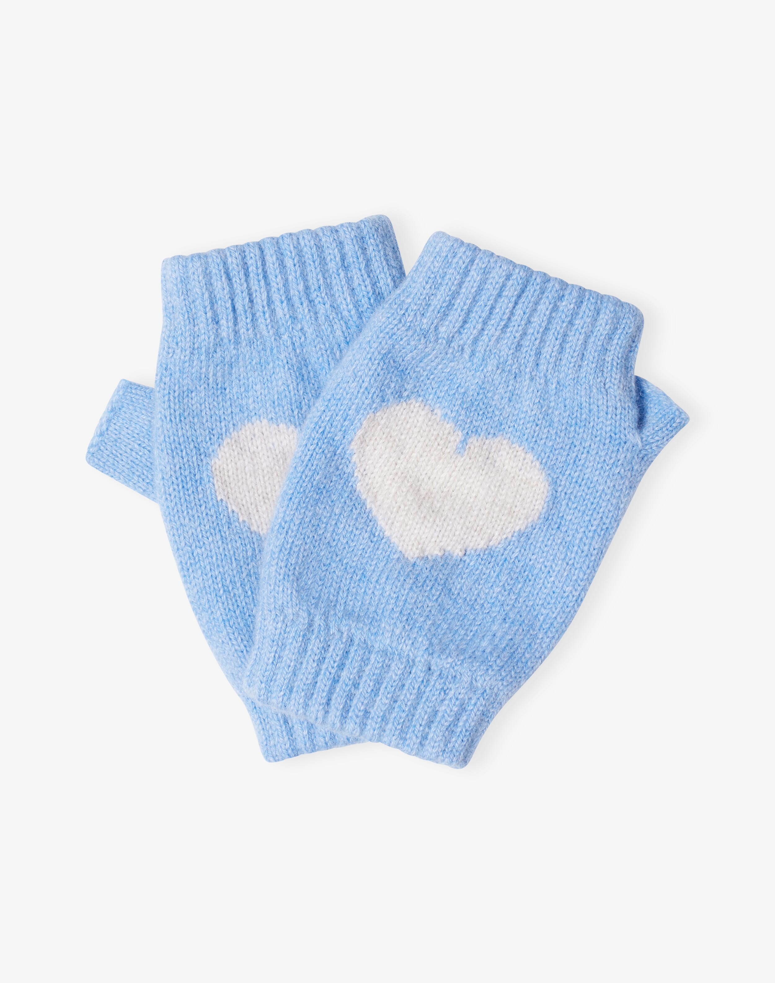 Cashmere Heart Wristwarmers