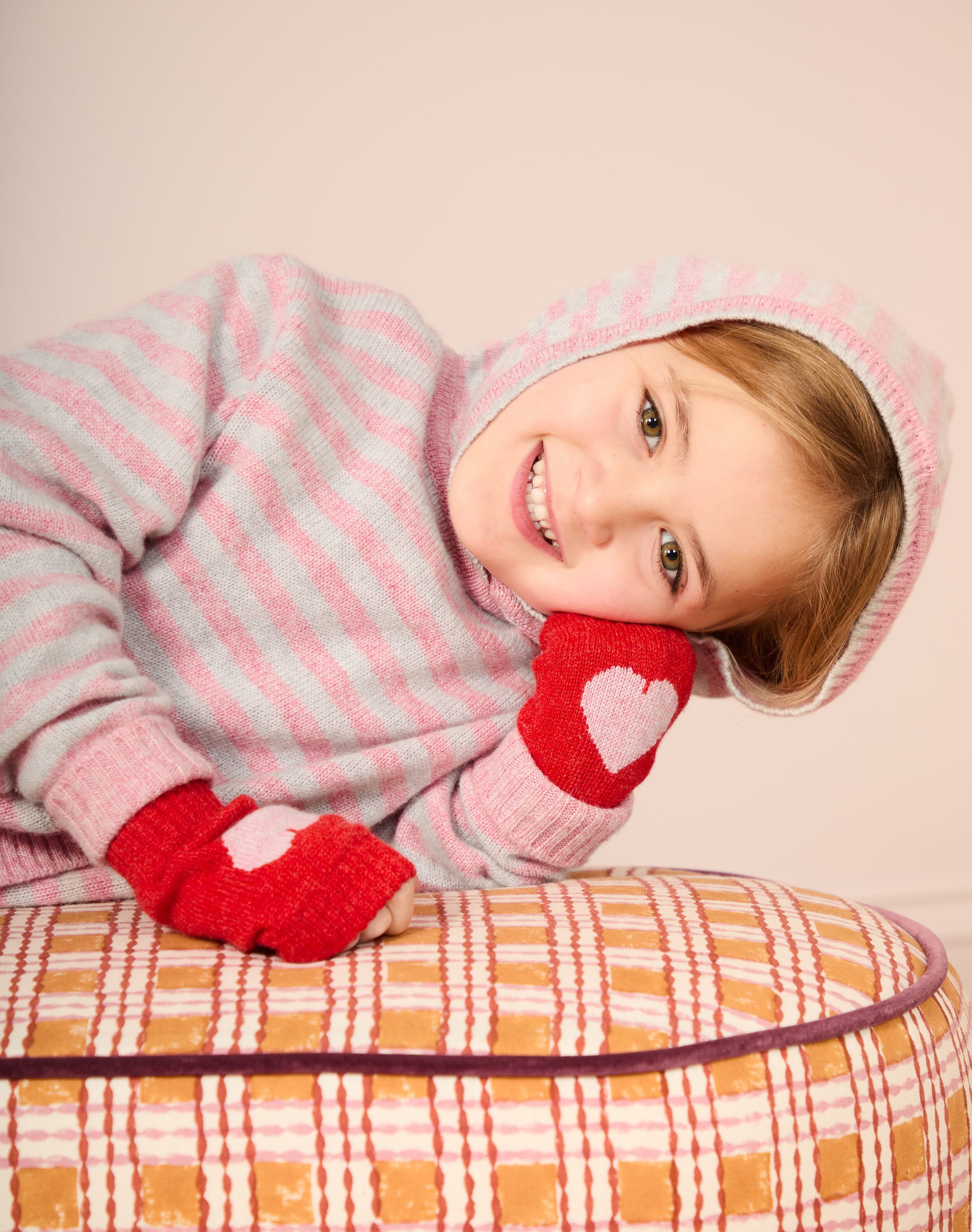 Cashmere Heart Wristwarmers