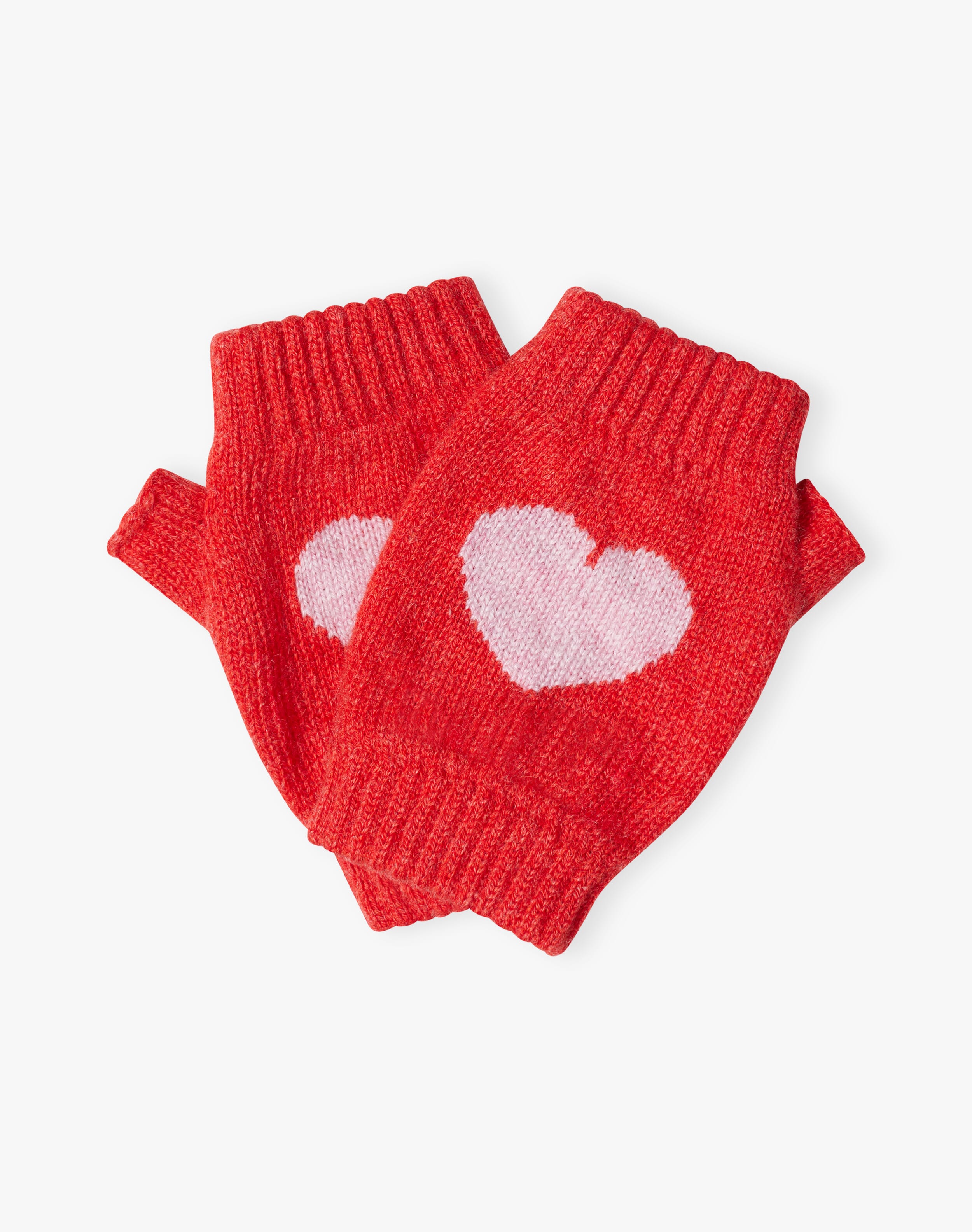 Cashmere Heart Wristwarmers