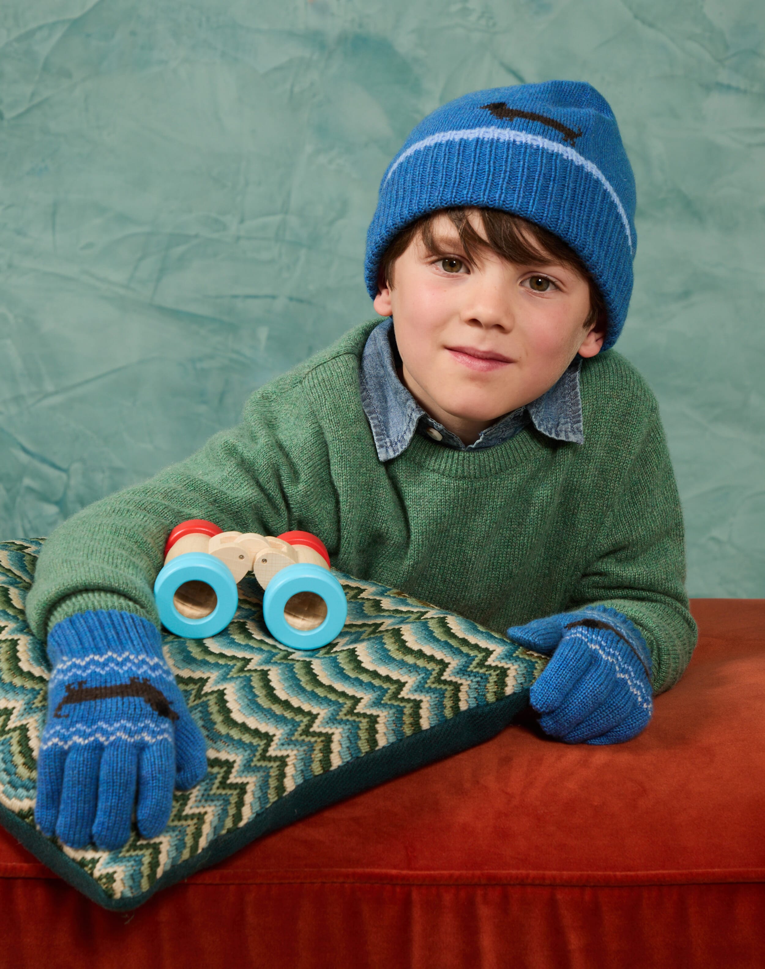 Cashmere Dachshund Gloves
