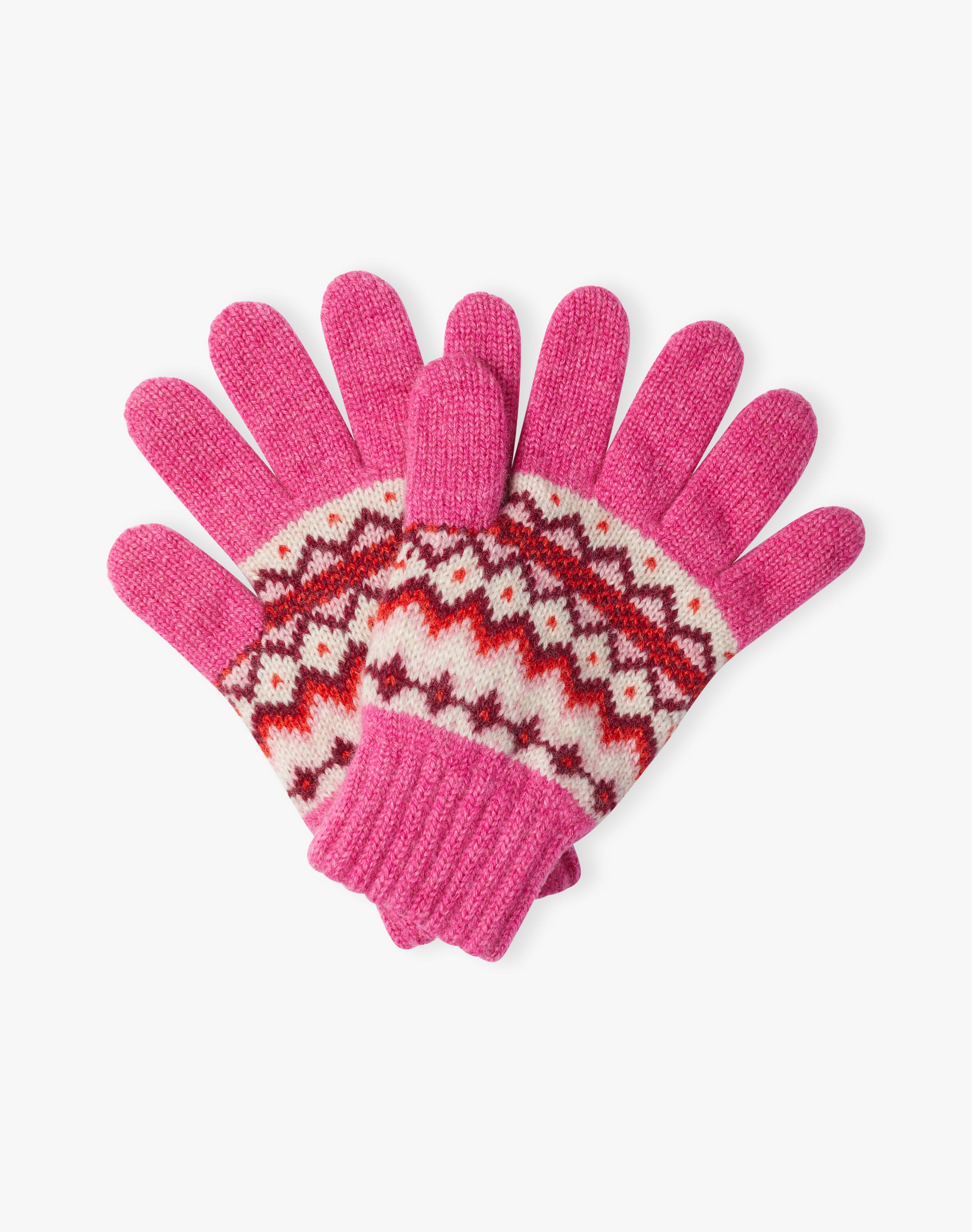 Cashmere Fair Isle Gloves