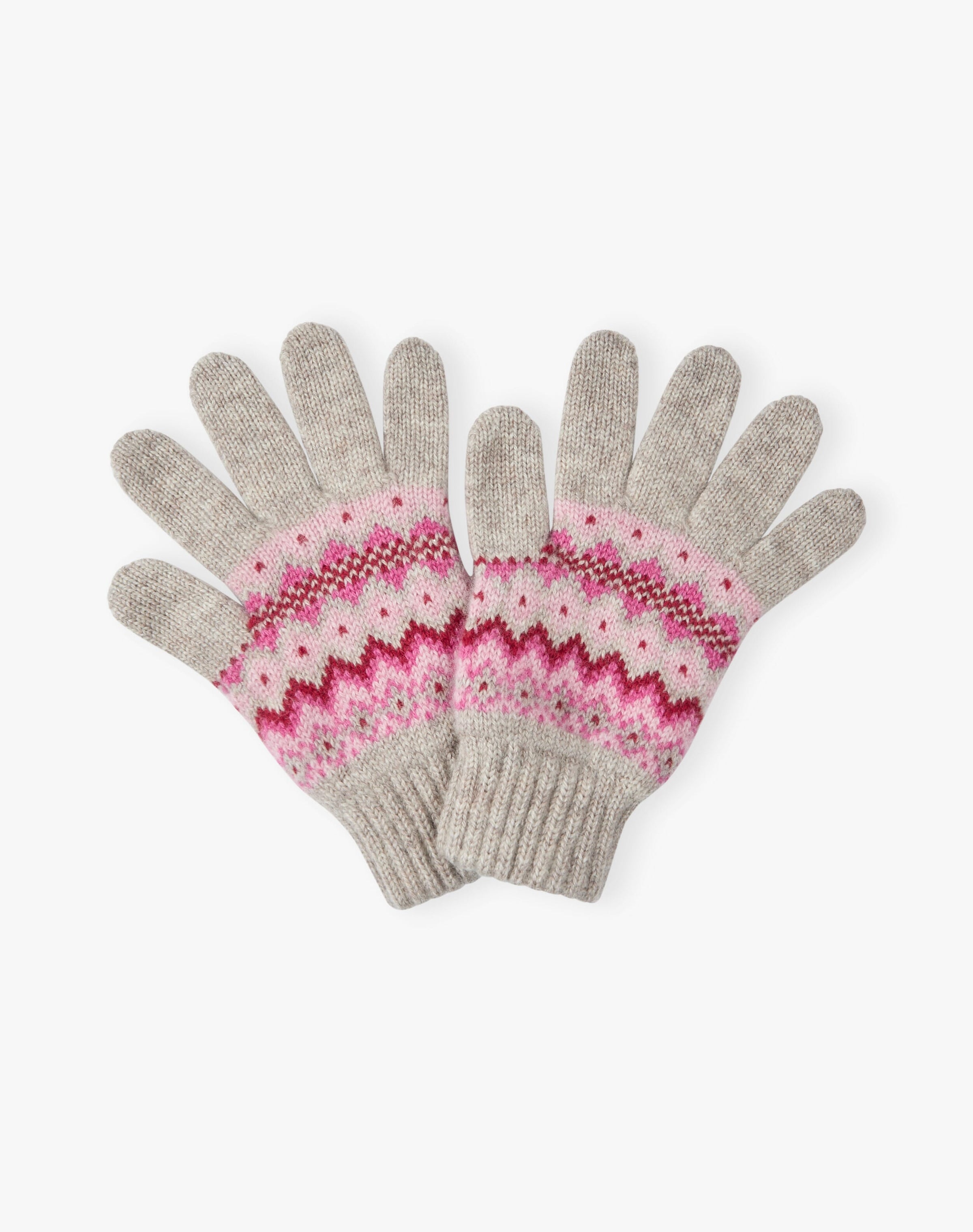 Cashmere Folk Fair Isle Gloves