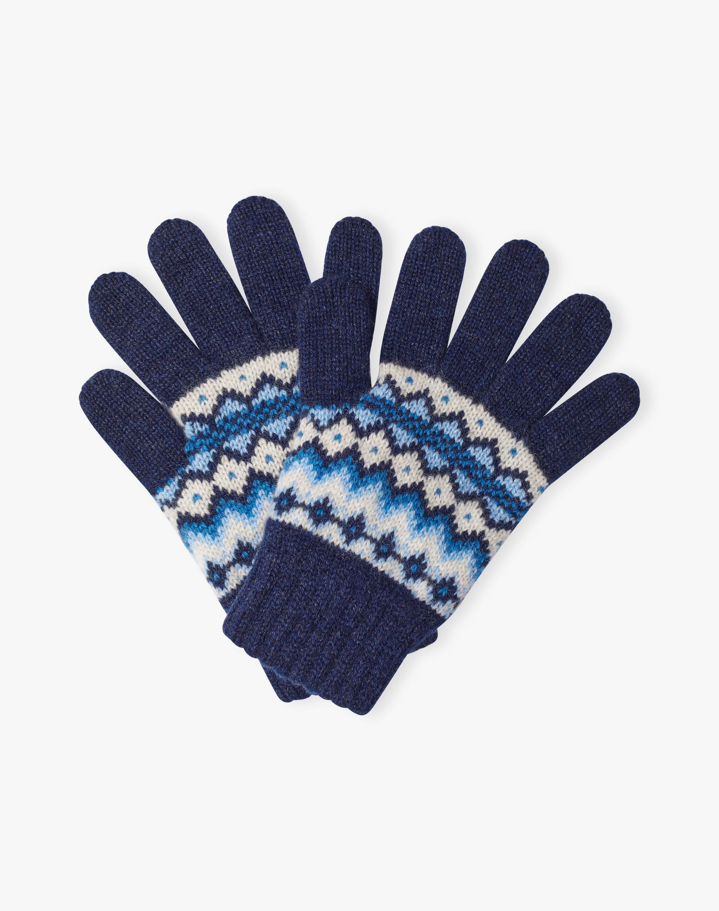 Cashmere Folk Fair Isle Gloves