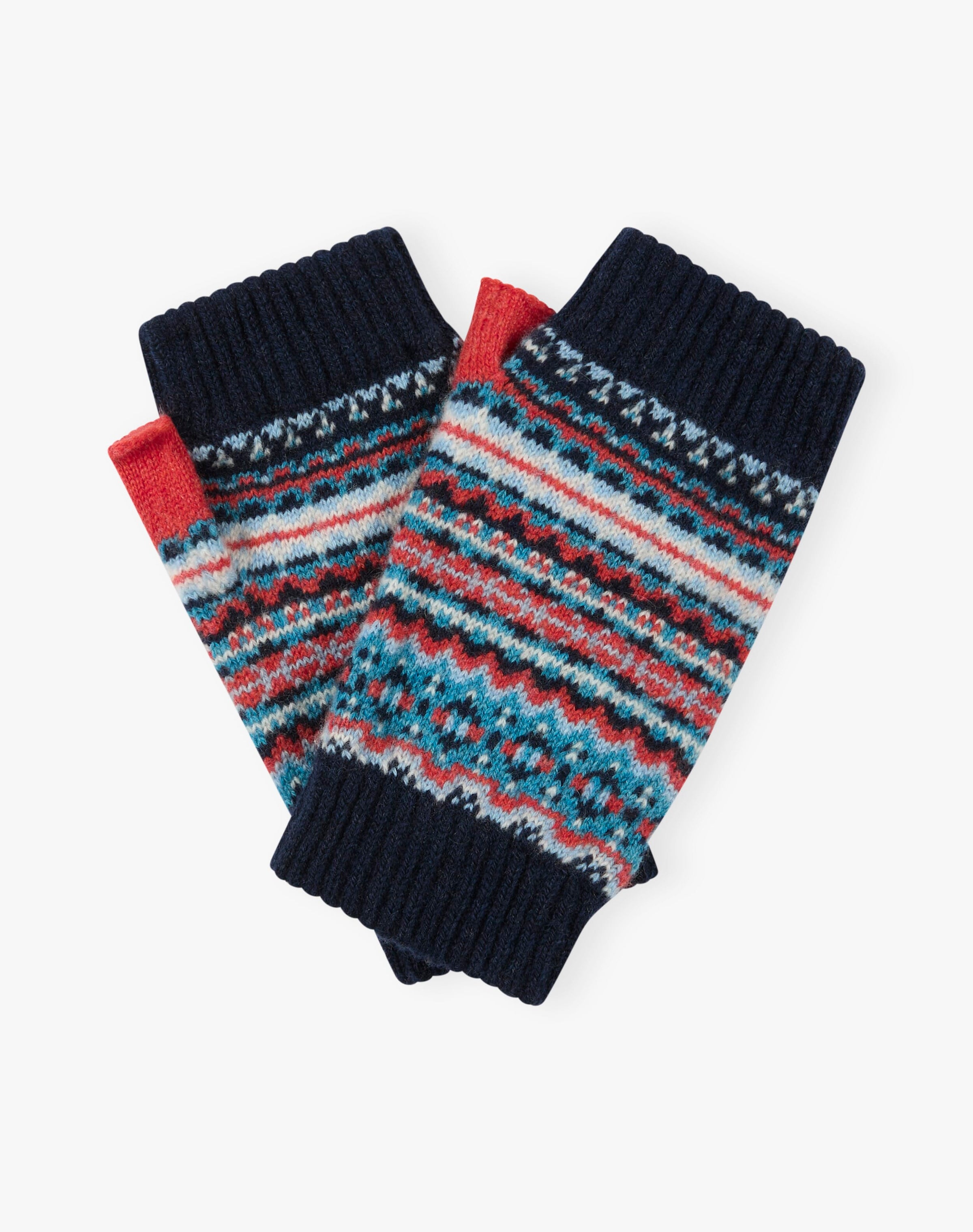Women's Cashmere Fair Isle Wristwarmers