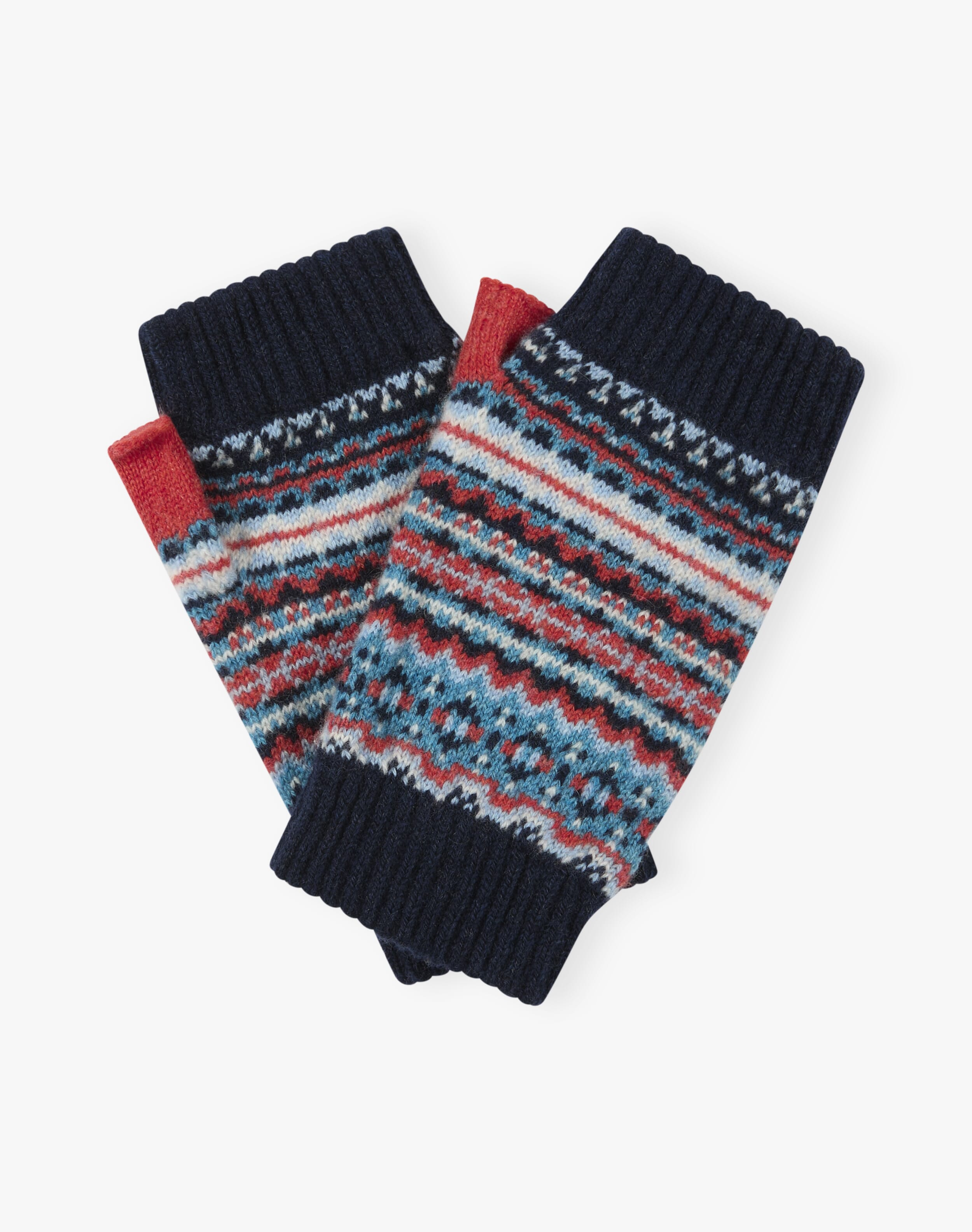 Women's Cashmere Fair Isle Wristwarmers