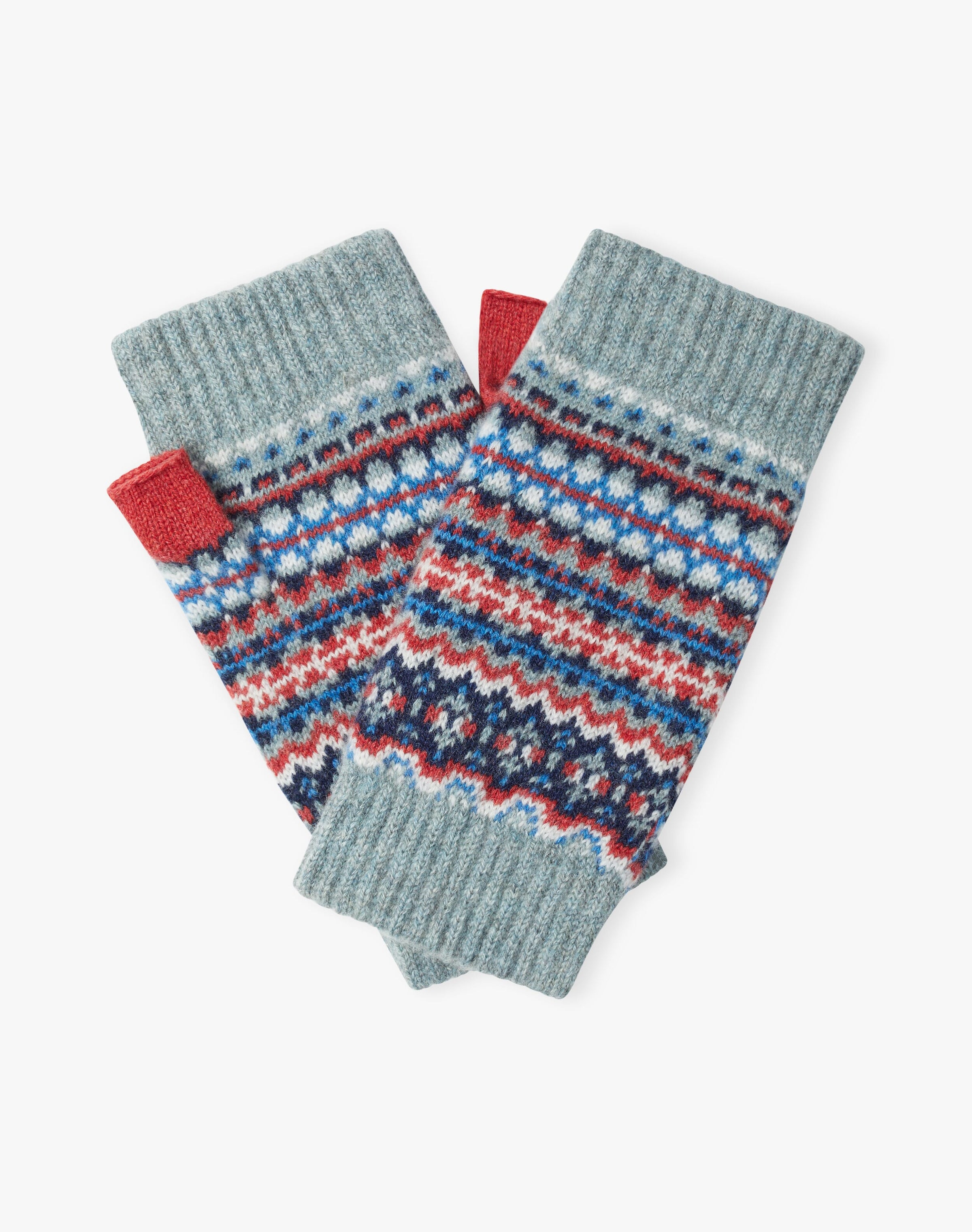 Women's Cashmere Fair Isle Wristwarmers