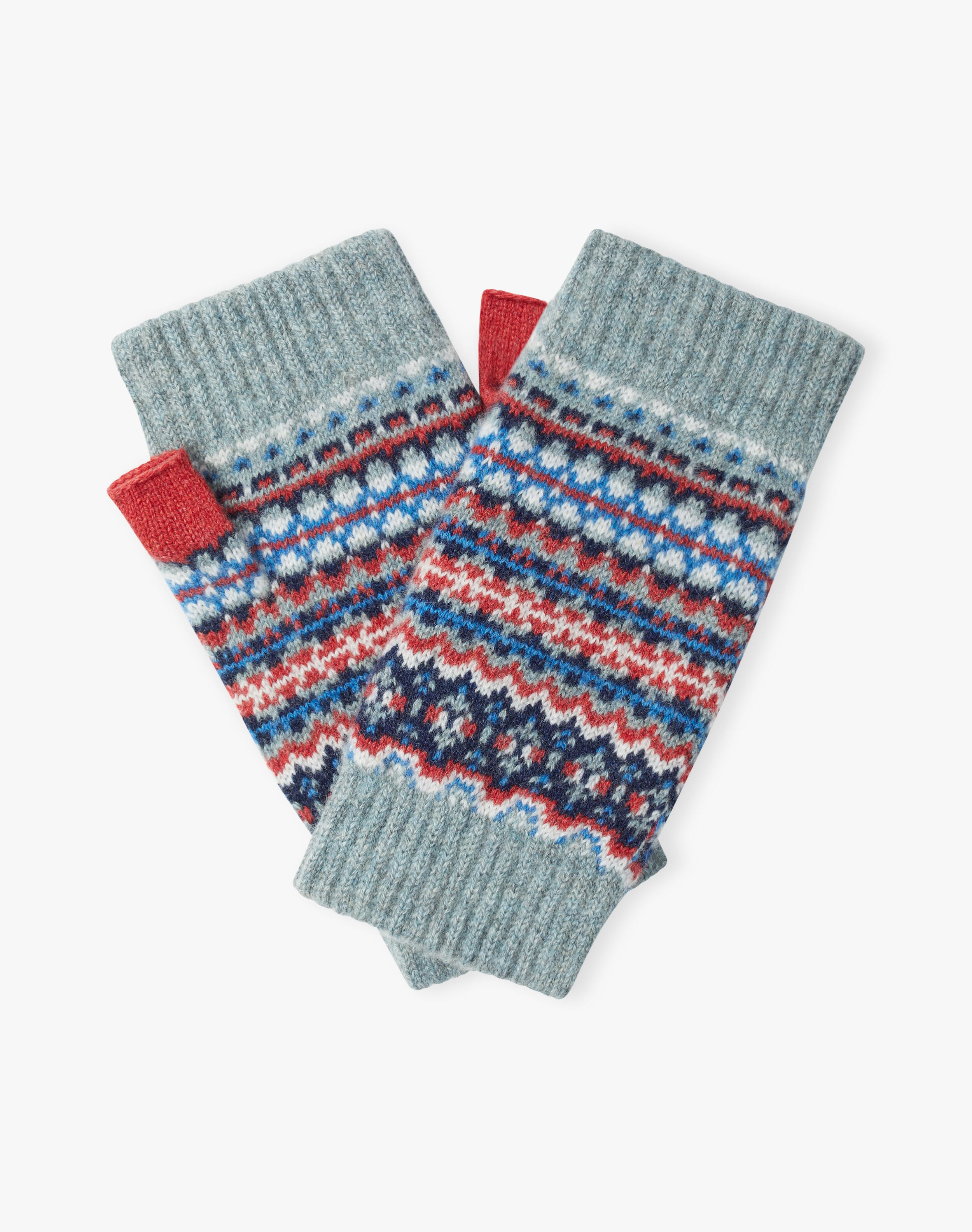 Women's Cashmere Fair Isle Wristwarmers