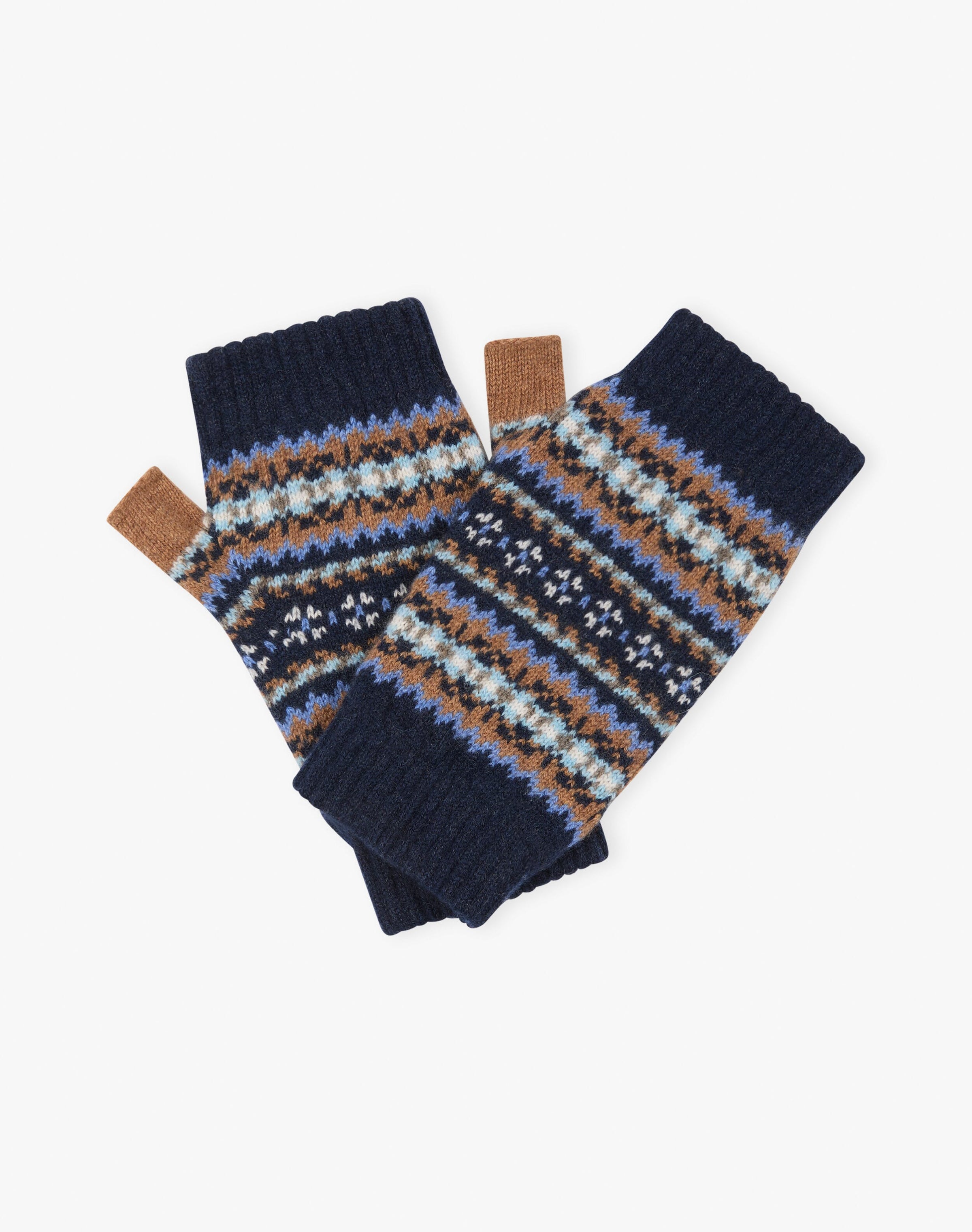 Women's Cashmere Folk Wristwarmers