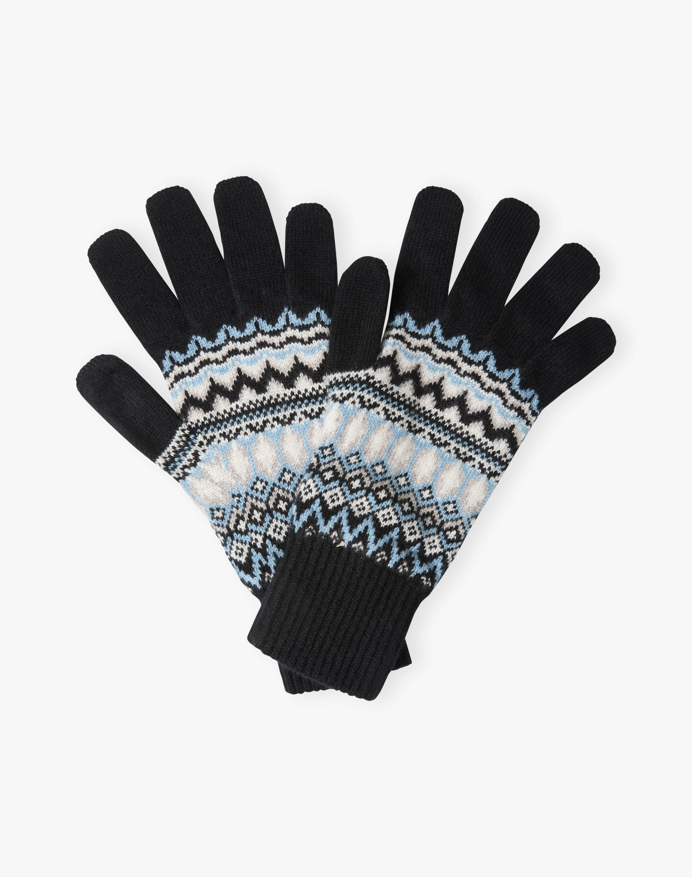 Women's Cashmere Fair Isle Gloves