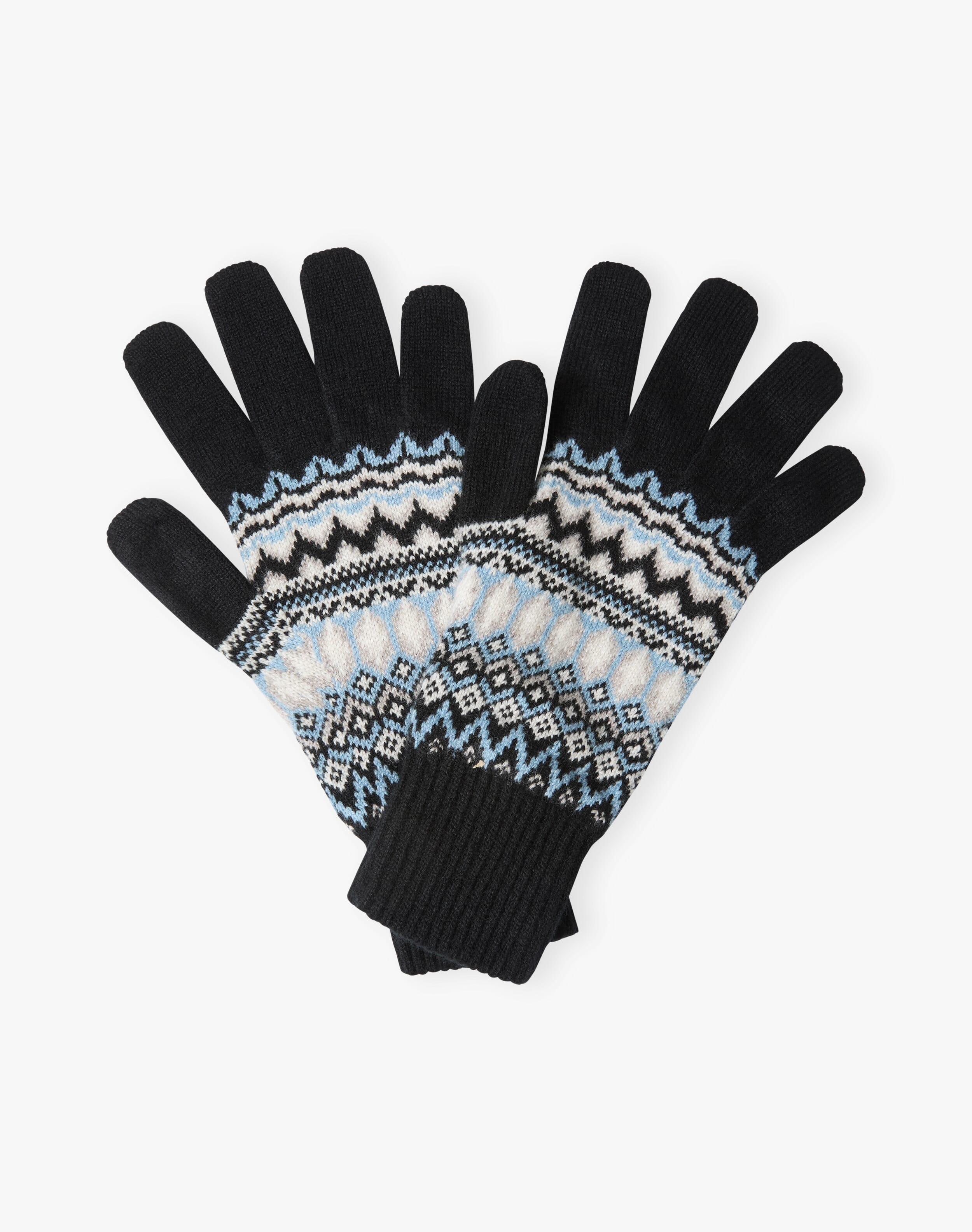 Women's Cashmere Fair Isle Gloves