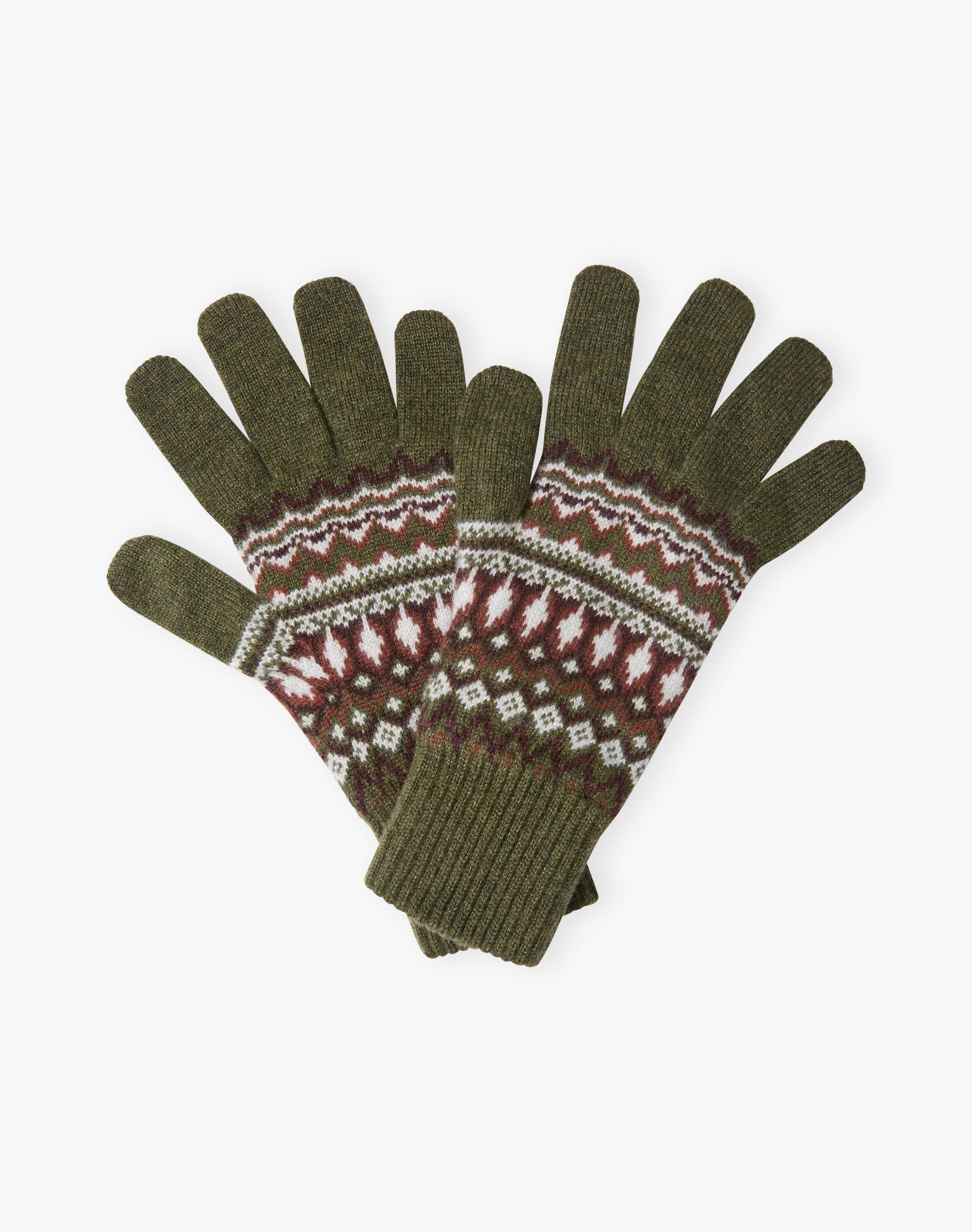 Women's Cashmere Fair Isle Gloves