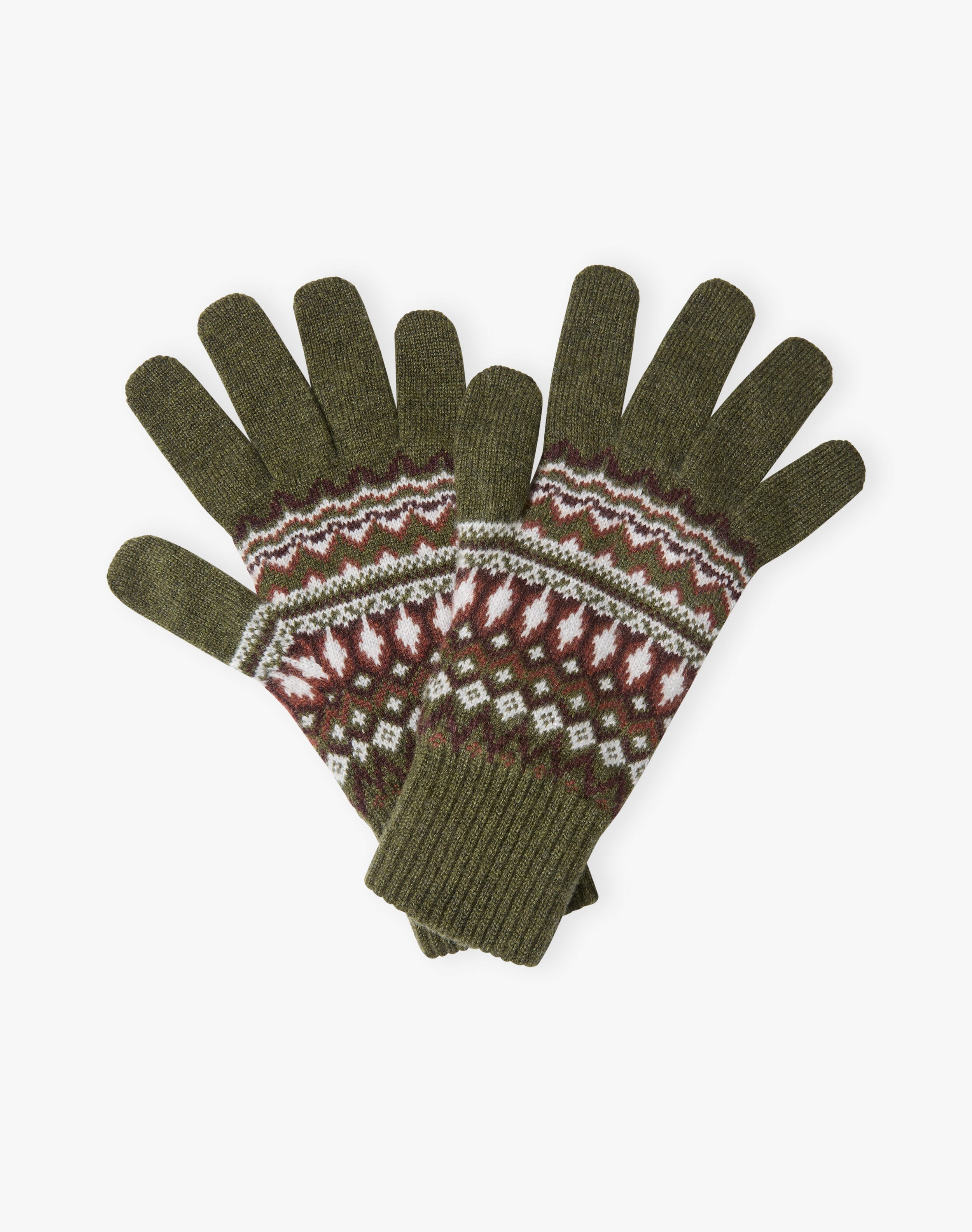 Women's Cashmere Fair Isle Gloves